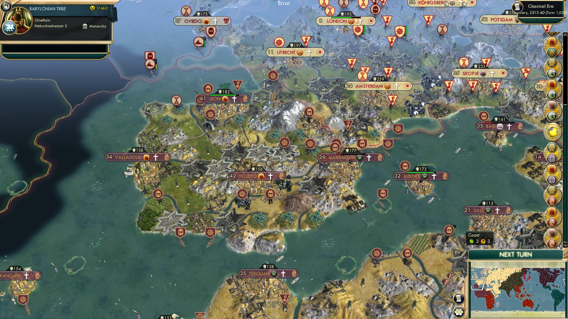 CBR In-Game Screenshot of Attempted Peace