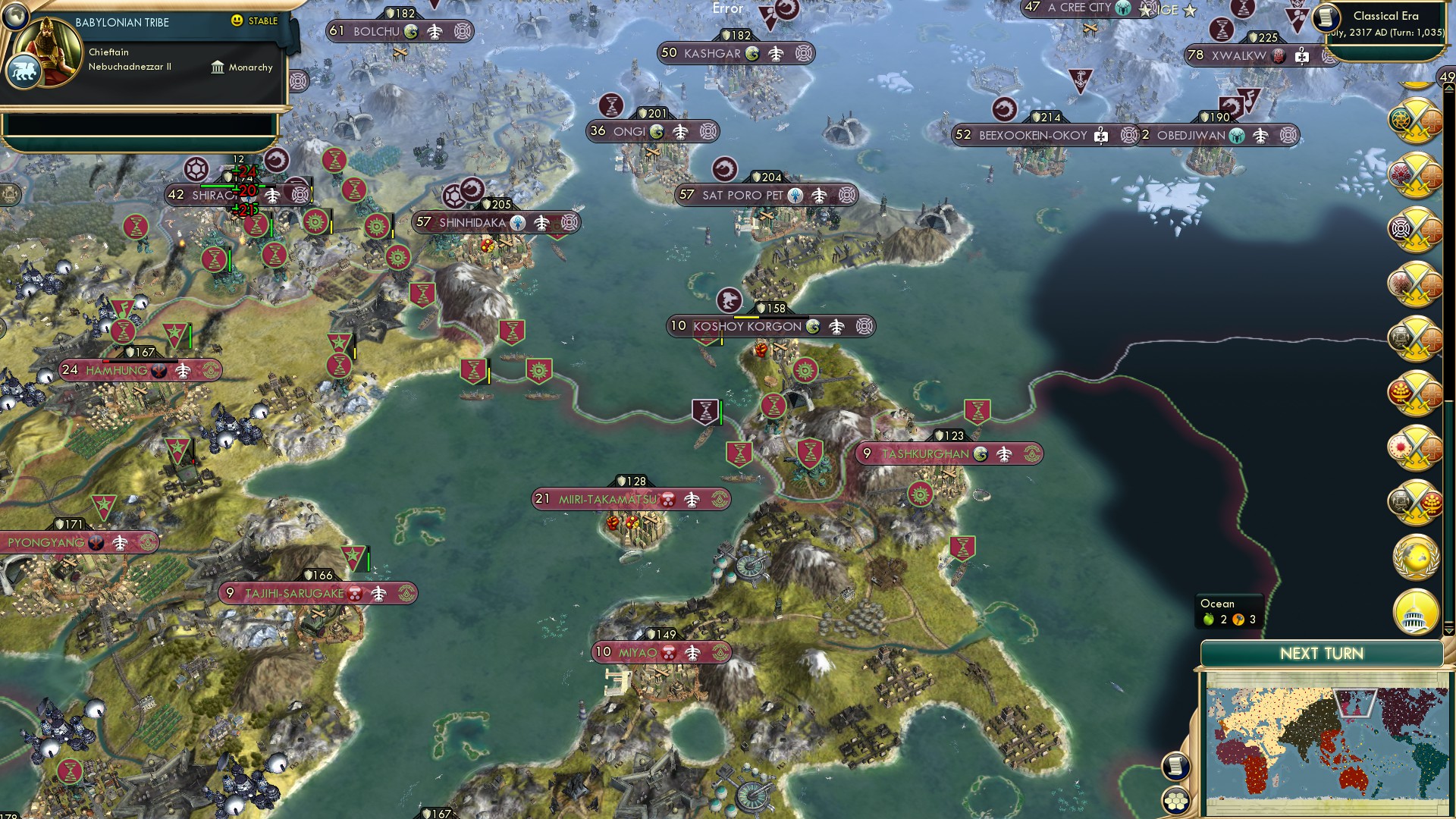 CBR In-Game Screenshot of Everybody hates North Honshu