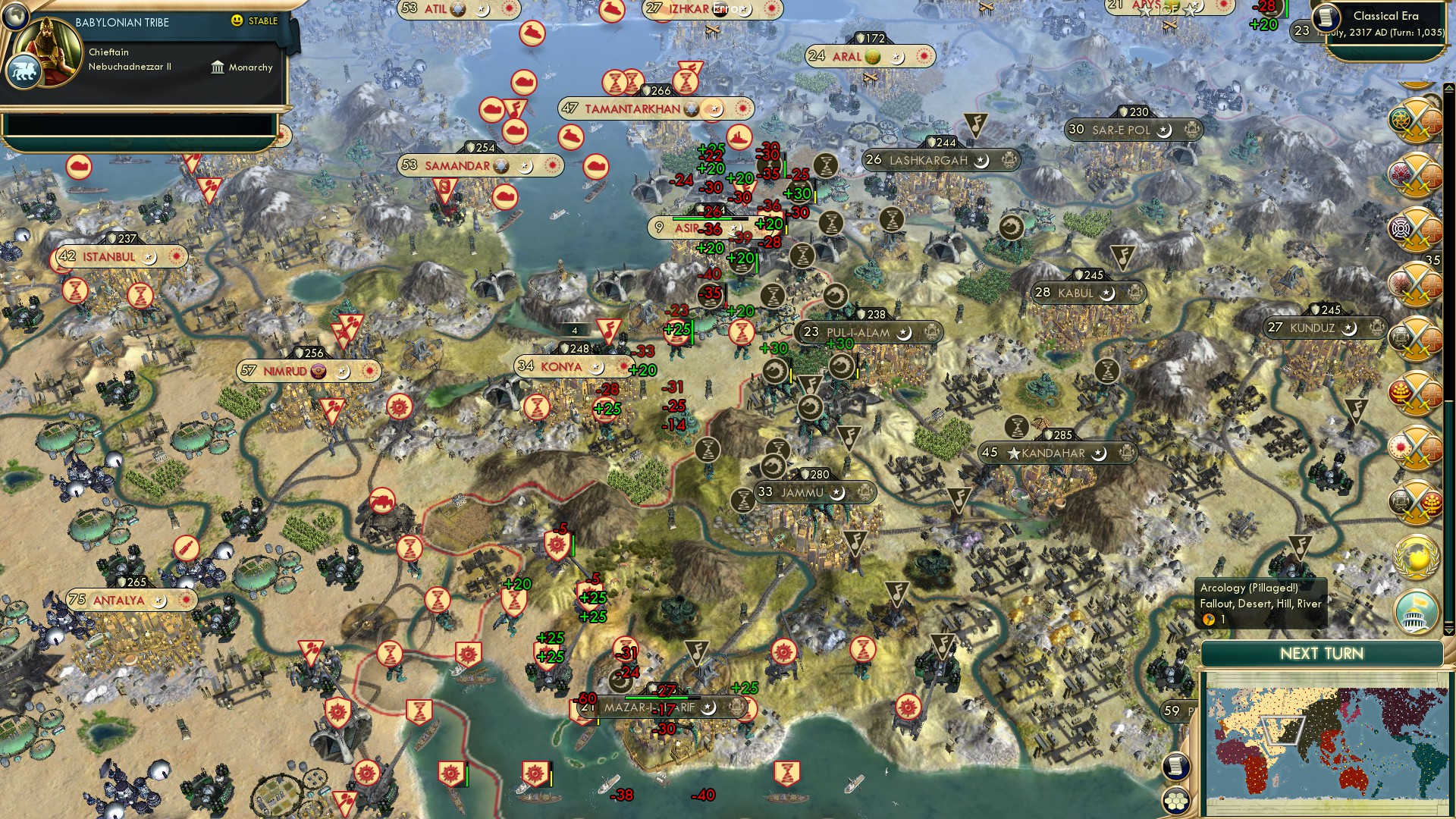 CBR In-Game Screenshot of Look we all have targets to meet