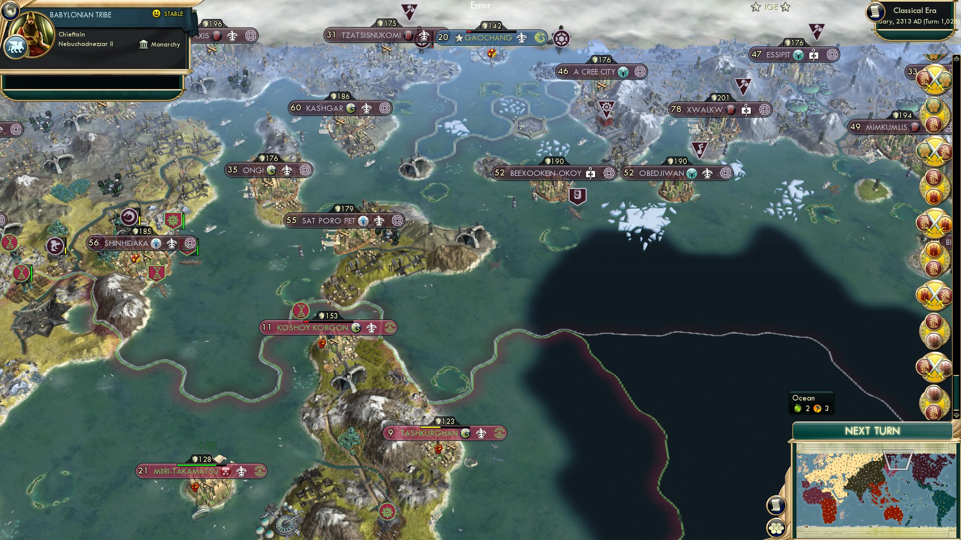 CBR In-Game Screenshot of All back to normal