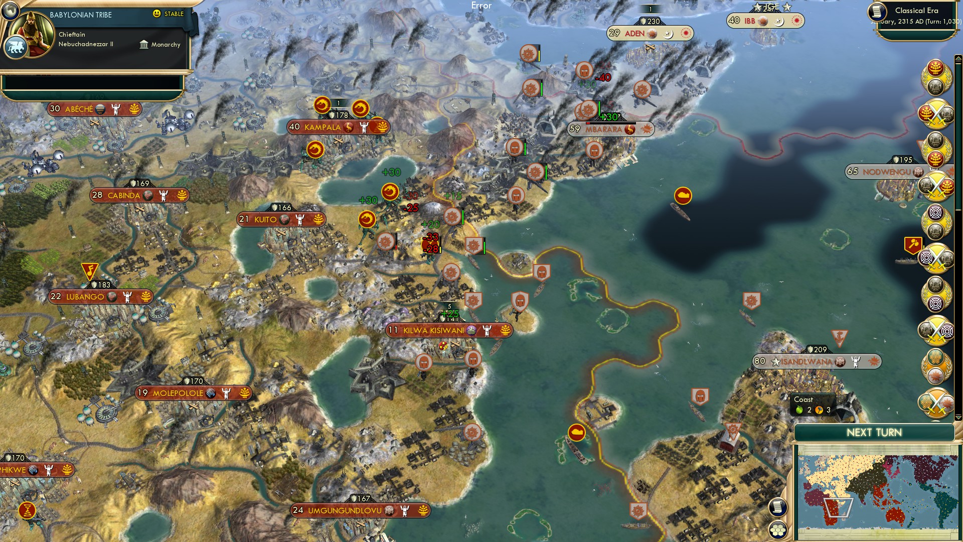 CBR In-Game Screenshot of Raise your kilwas