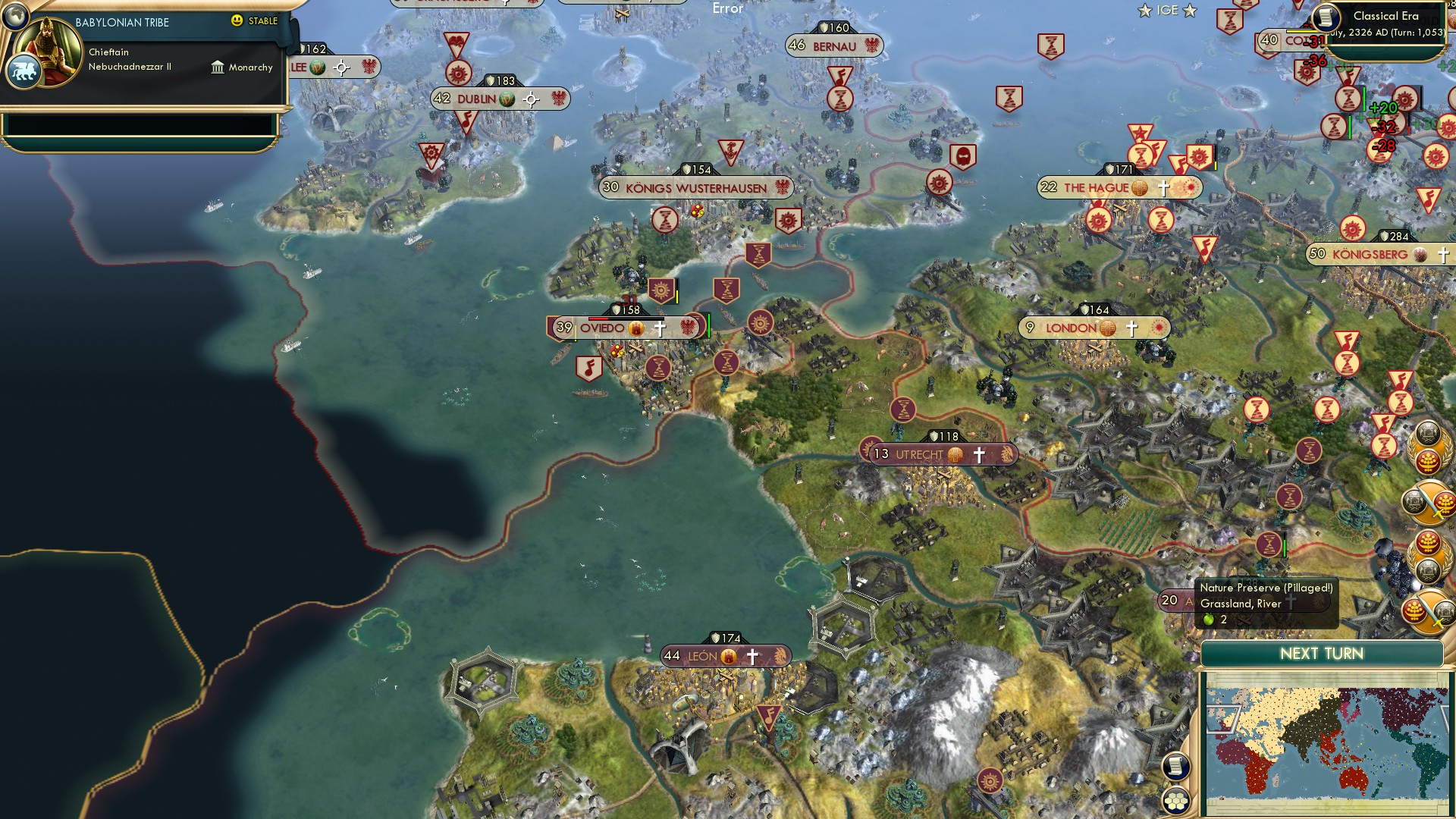 CBR In-Game Screenshot of Welcome to Brandenburger, home of the Brandenburger, may I take your order?