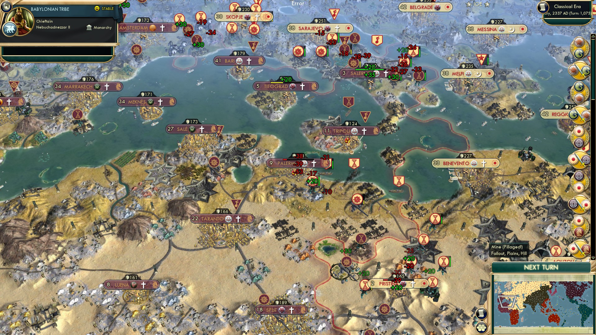 CBR In-Game Screenshot of Thyrennian Tyrant