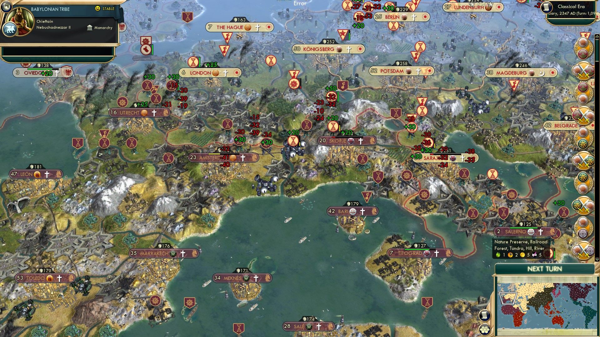 CBR In-Game Screenshot of European Foothold