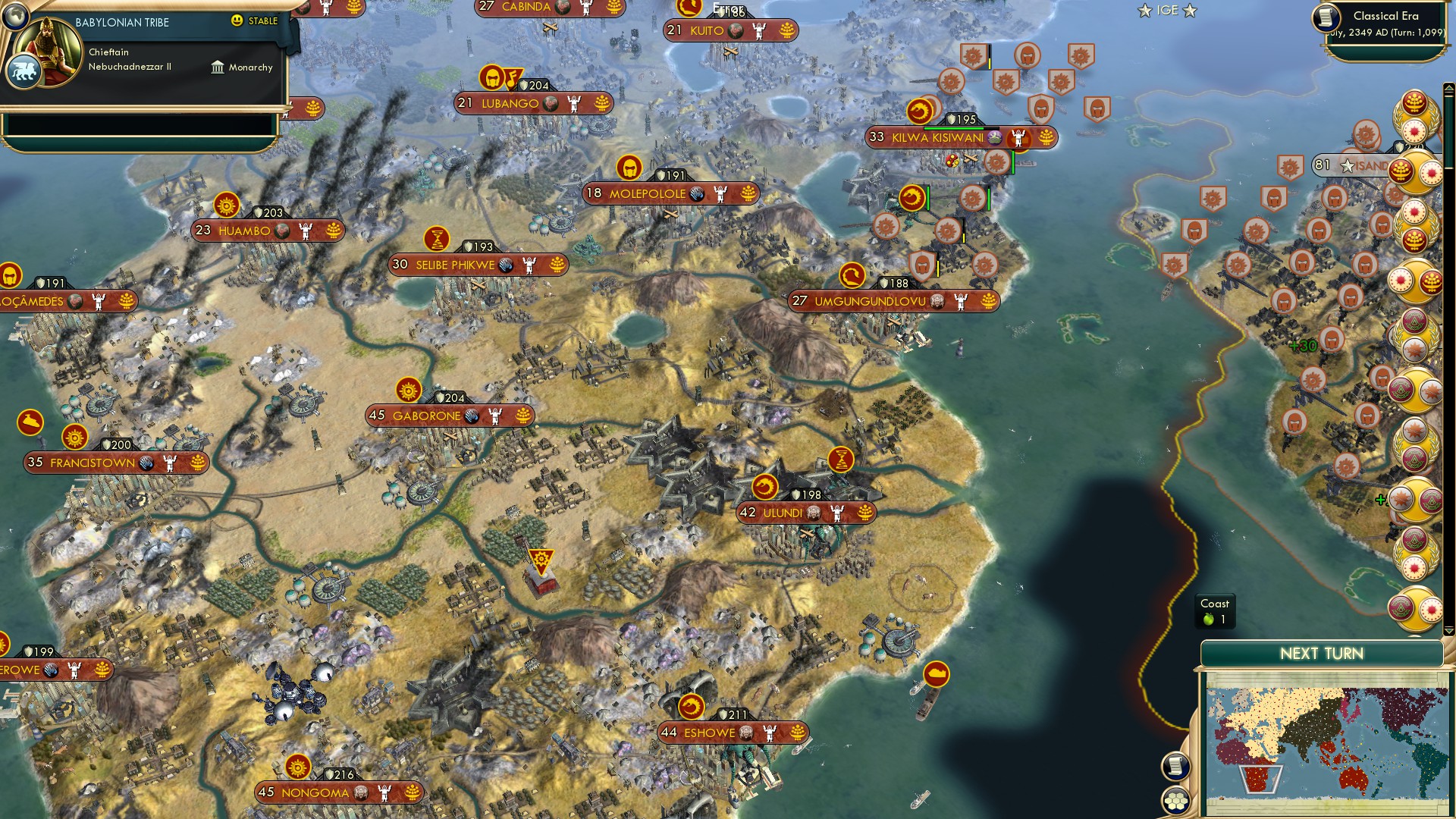 CBR In-Game Screenshot of Never Settle for Leste