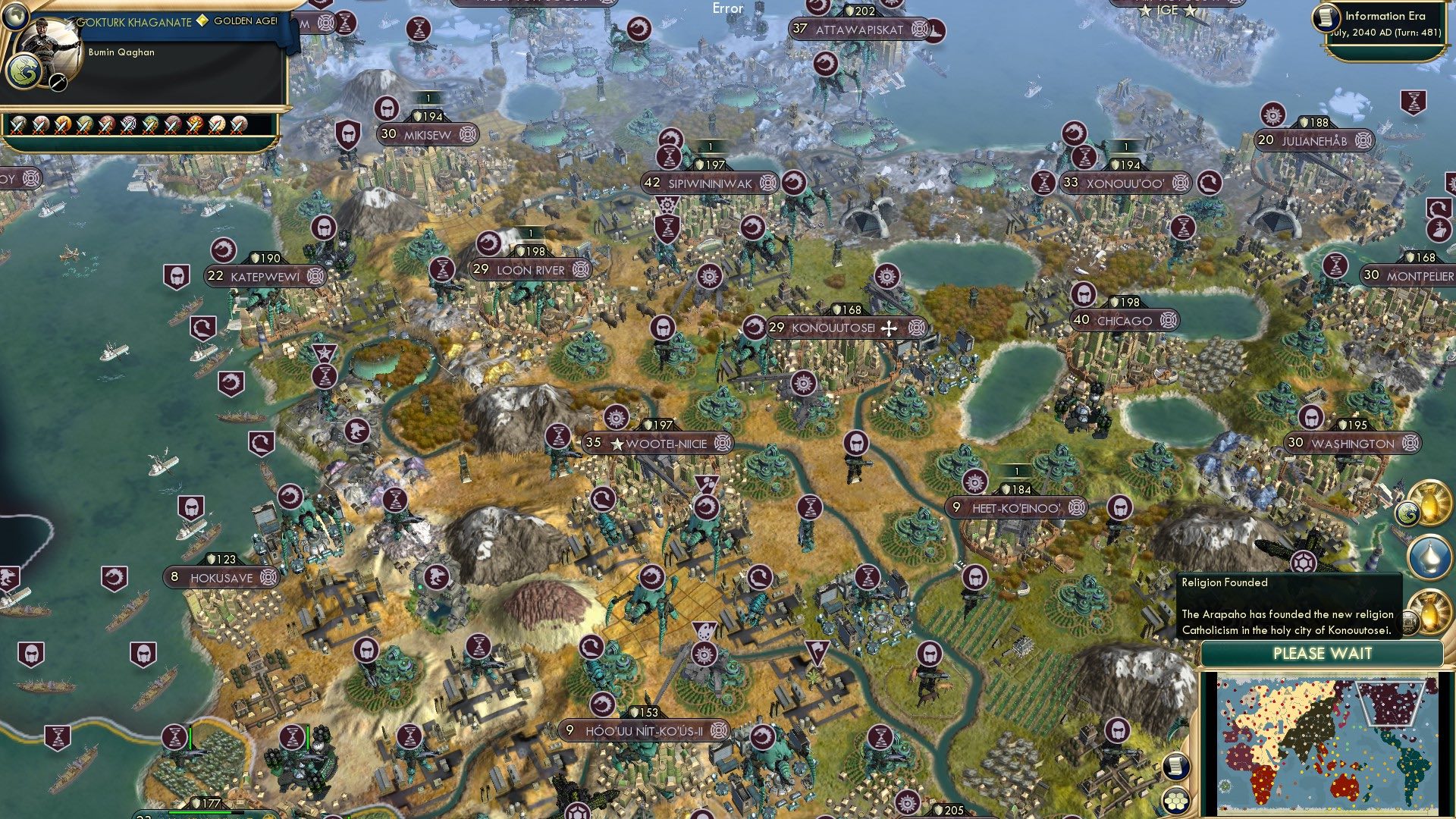 CBR In-Game Screenshot of Nobody Expects the Arapaho Inquisition!