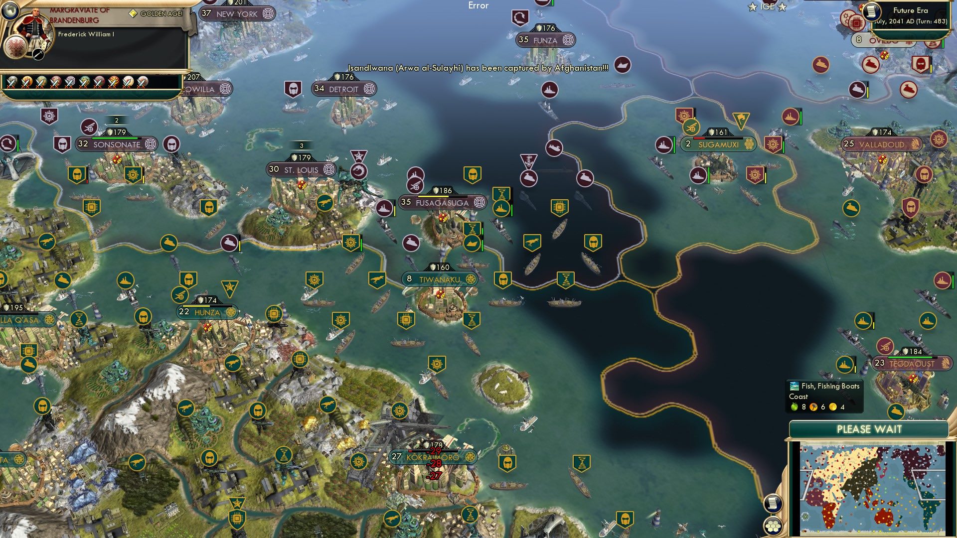 CBR In-Game Screenshot of Caribbean Cruisin’ for a Bruisin’