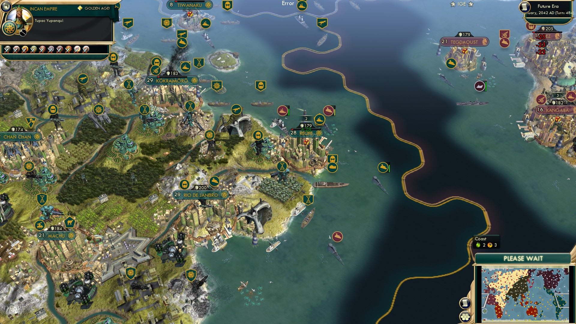 CBR In-Game Screenshot of A Recipe for Recife