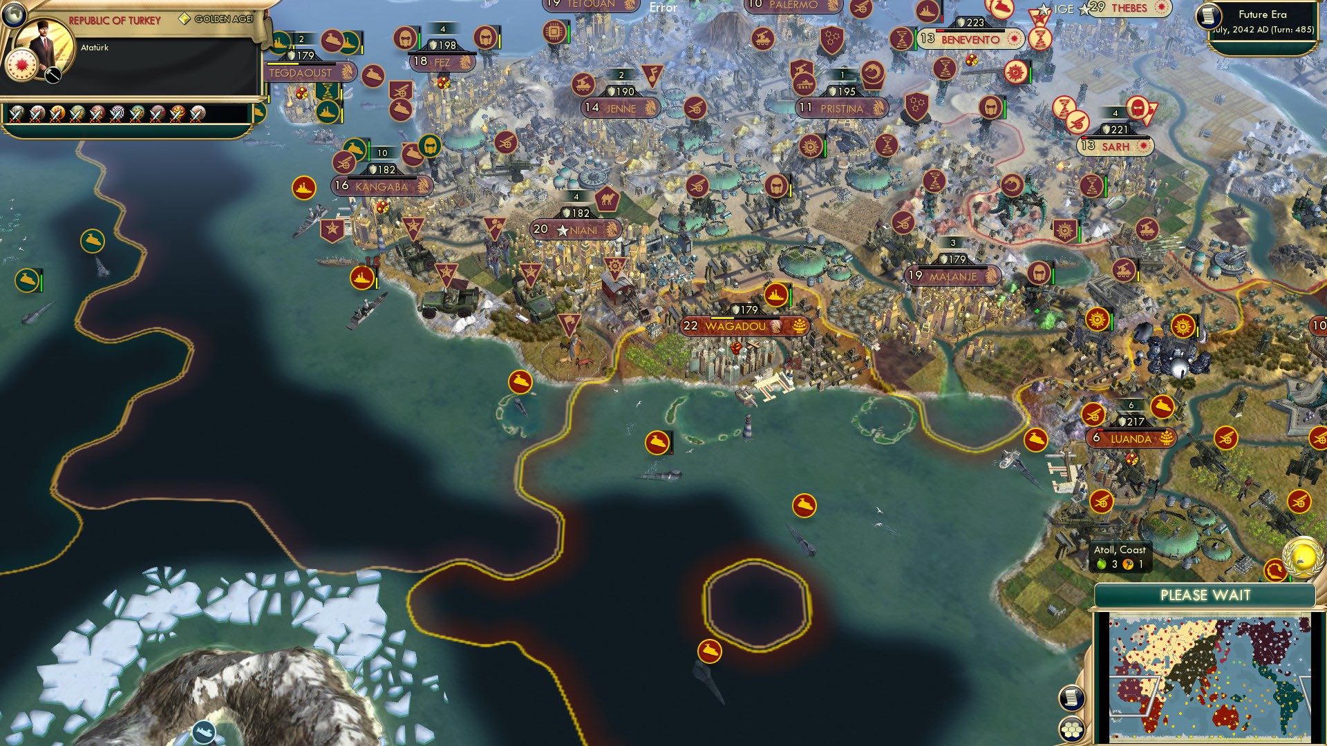 CBR In-Game Screenshot of Stepping North