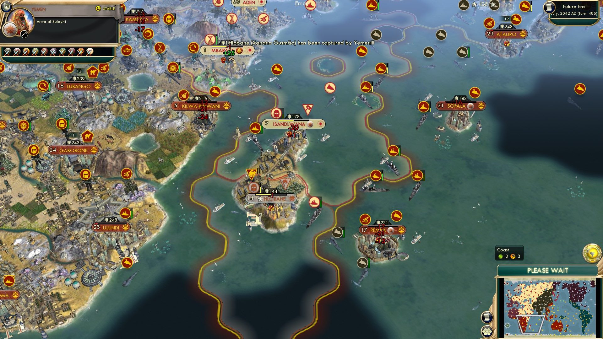 CBR In-Game Screenshot of The Issue With Not Reading Ahead