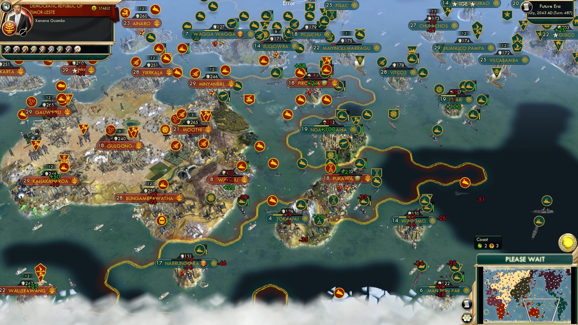 CBR In-Game Screenshot of The Pacific Opposition