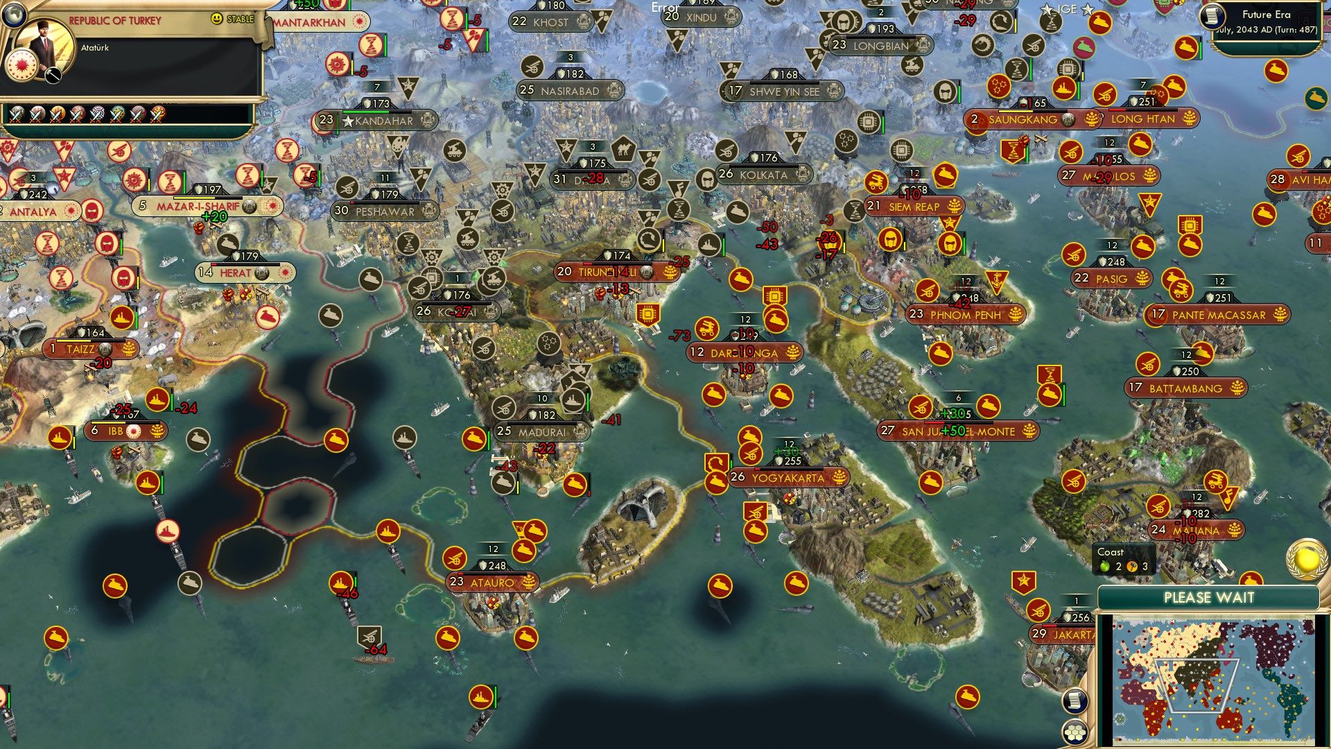 CBR In-Game Screenshot of The Defense, and Offense, of Atauro