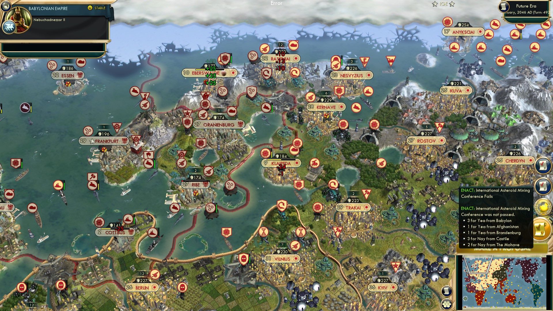 CBR In-Game Screenshot of Tasty Brandenburger