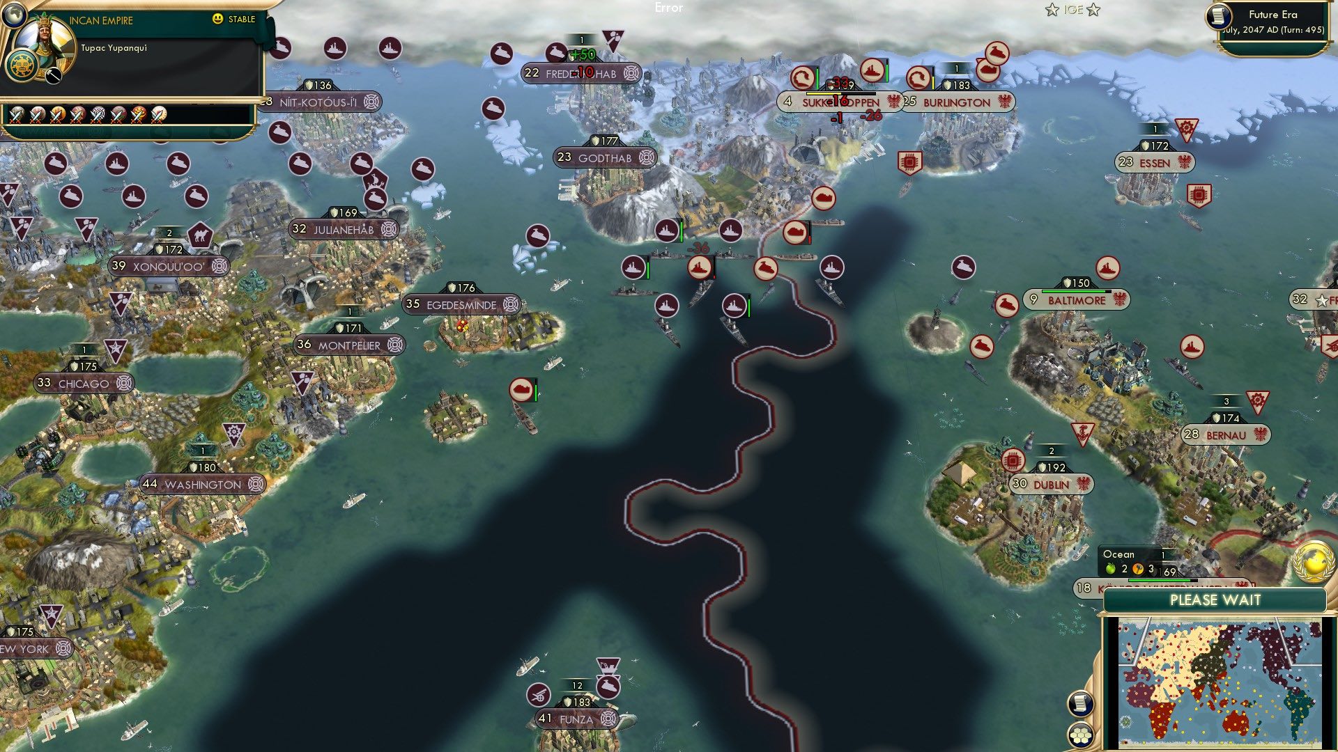 CBR In-Game Screenshot of Over Sucked and Over Topped