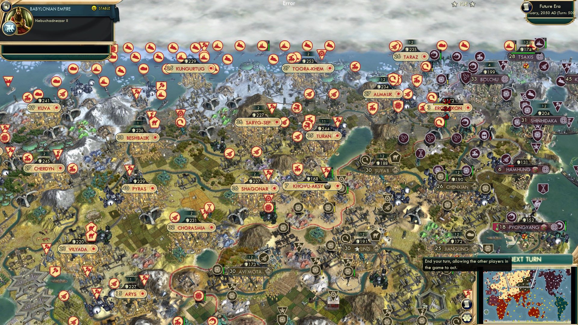 CBR In-Game Screenshot of The Boring Front