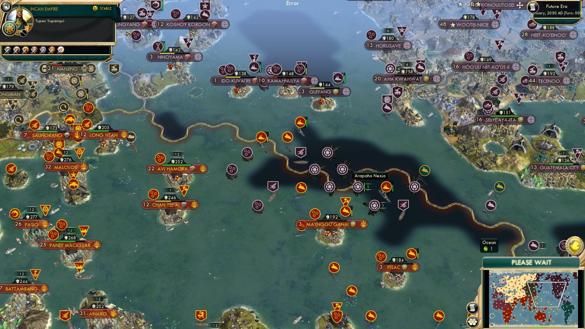 CBR In-Game Screenshot of The Floating Machines of War