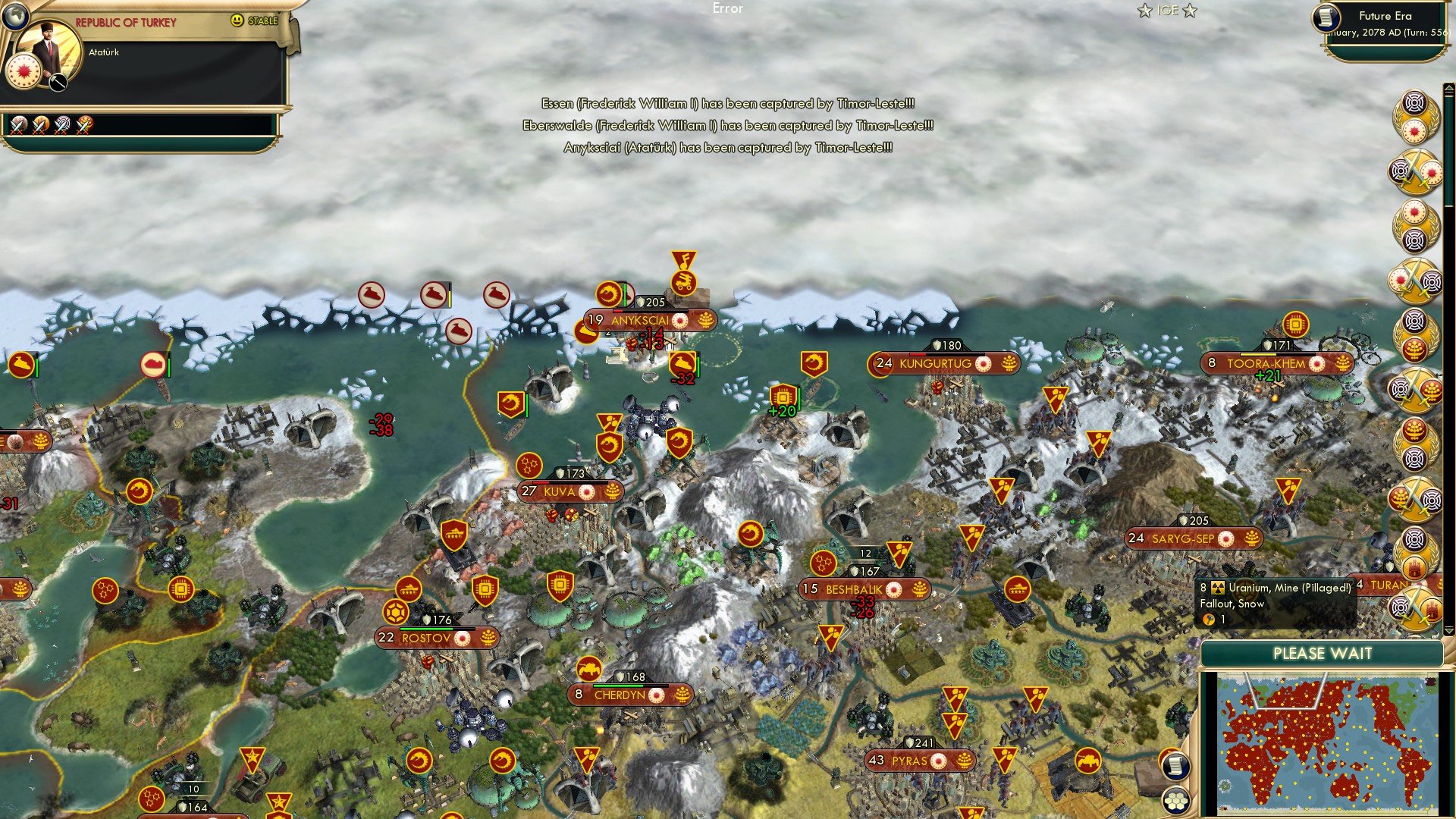 CBR In-Game Screenshot of GOBBLE, GOBBLE, Gobbled Up