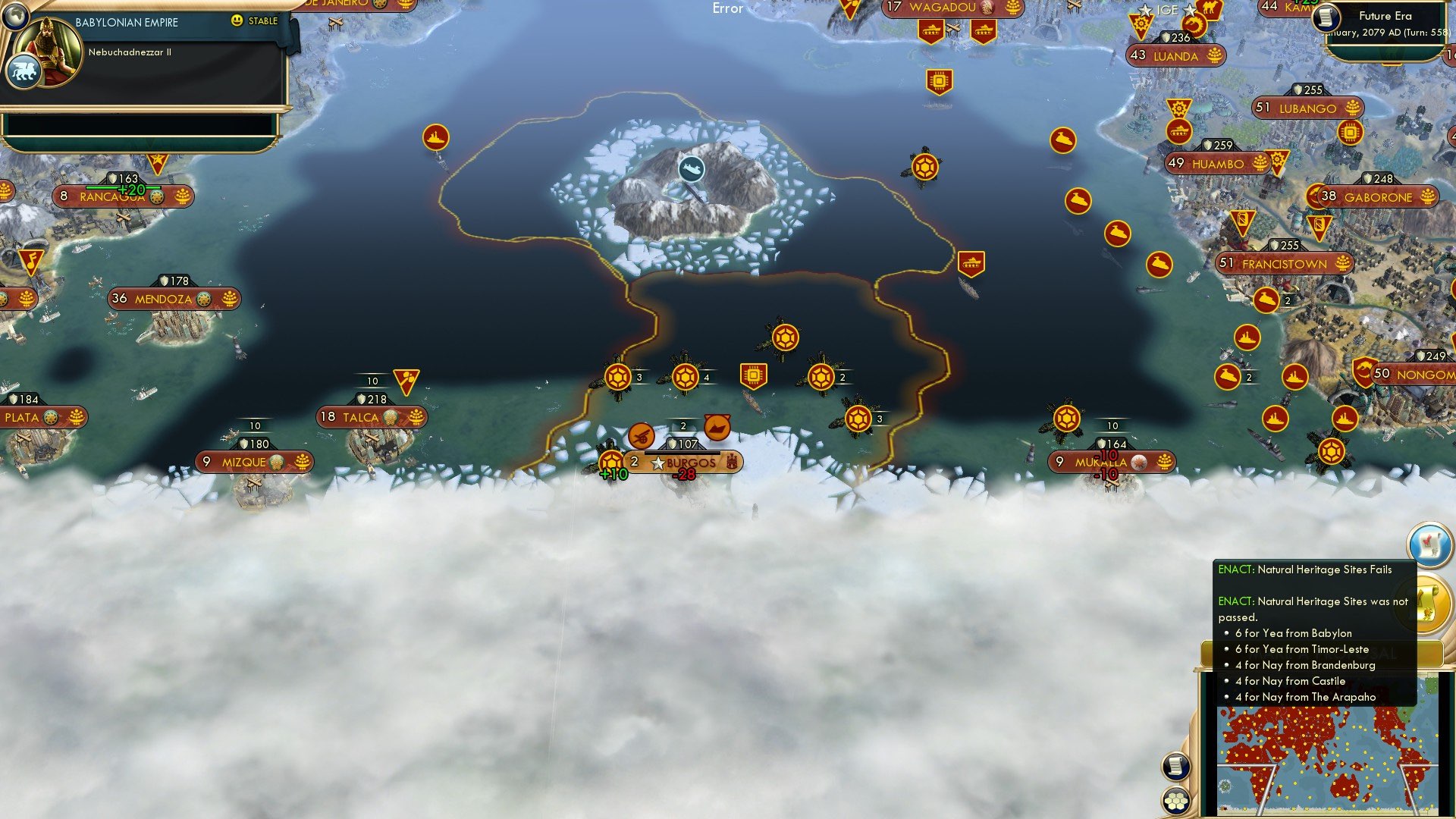 CBR In-Game Screenshot of Epilogue