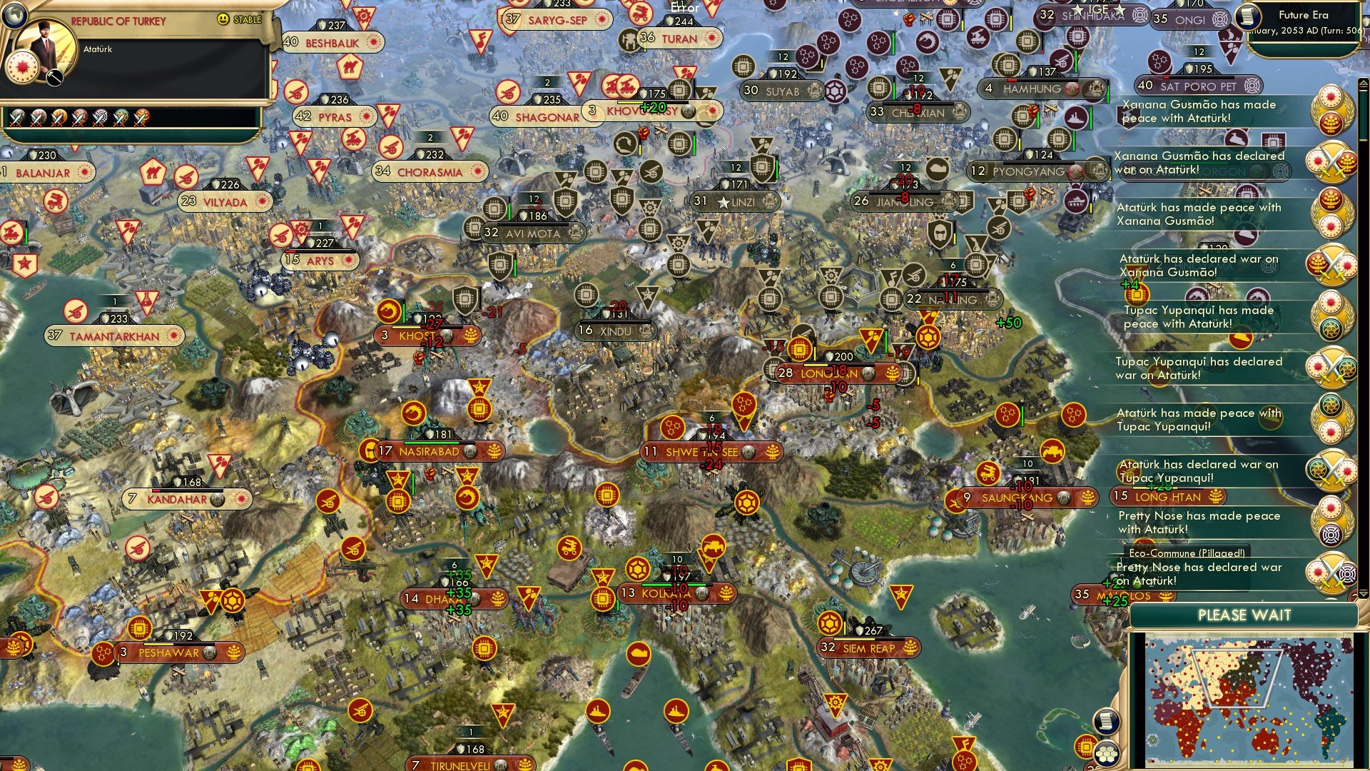 CBR In-Game Screenshot of Don’t Chicken Out, Ataturk, Be The Turkey You Always Were!