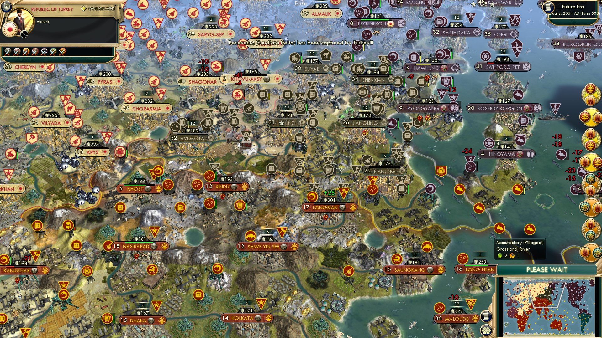 CBR In-Game Screenshot of Pour One Out For The Turkish Workforce