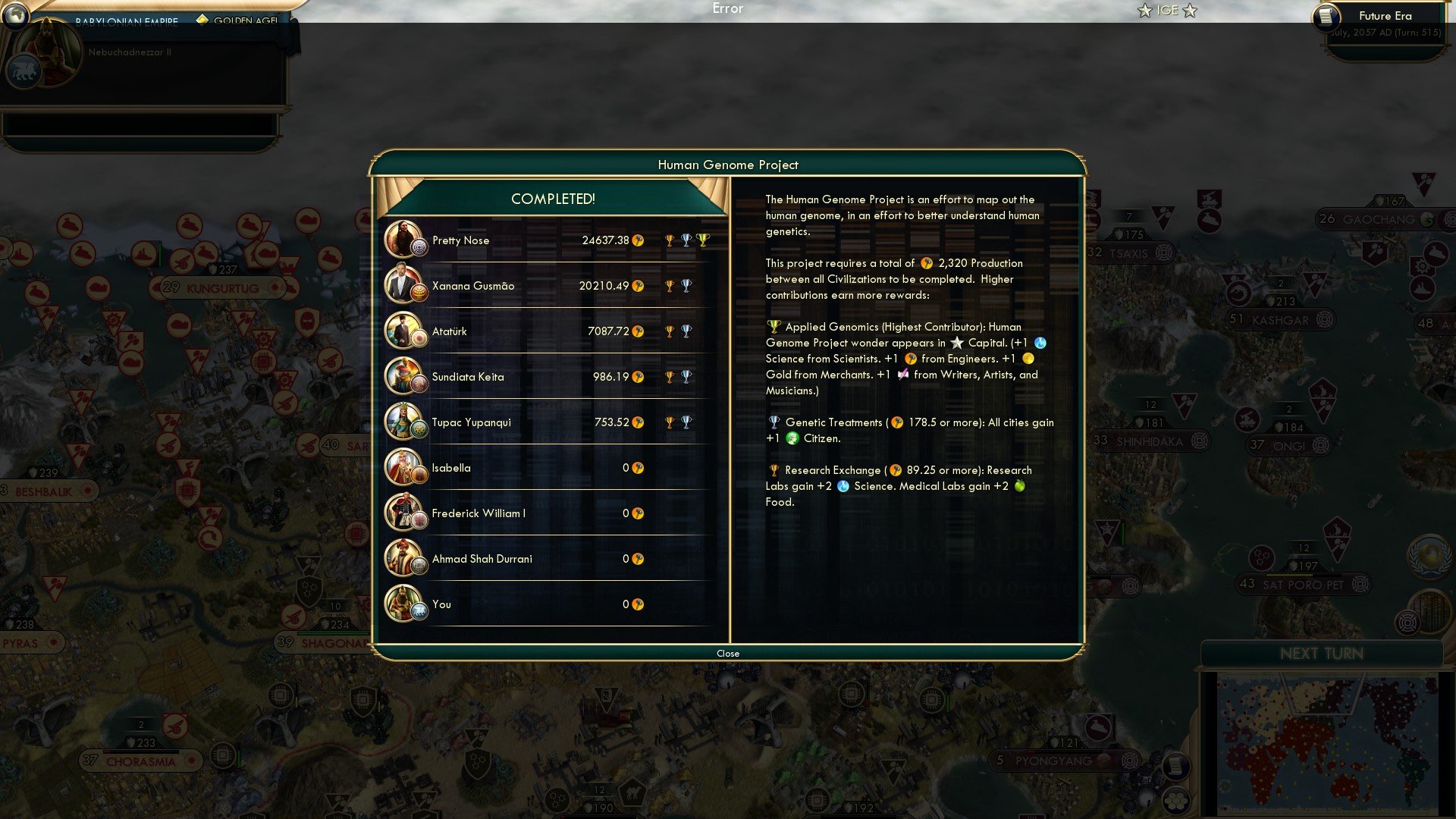 CBR In-Game Screenshot of More Production Overkill