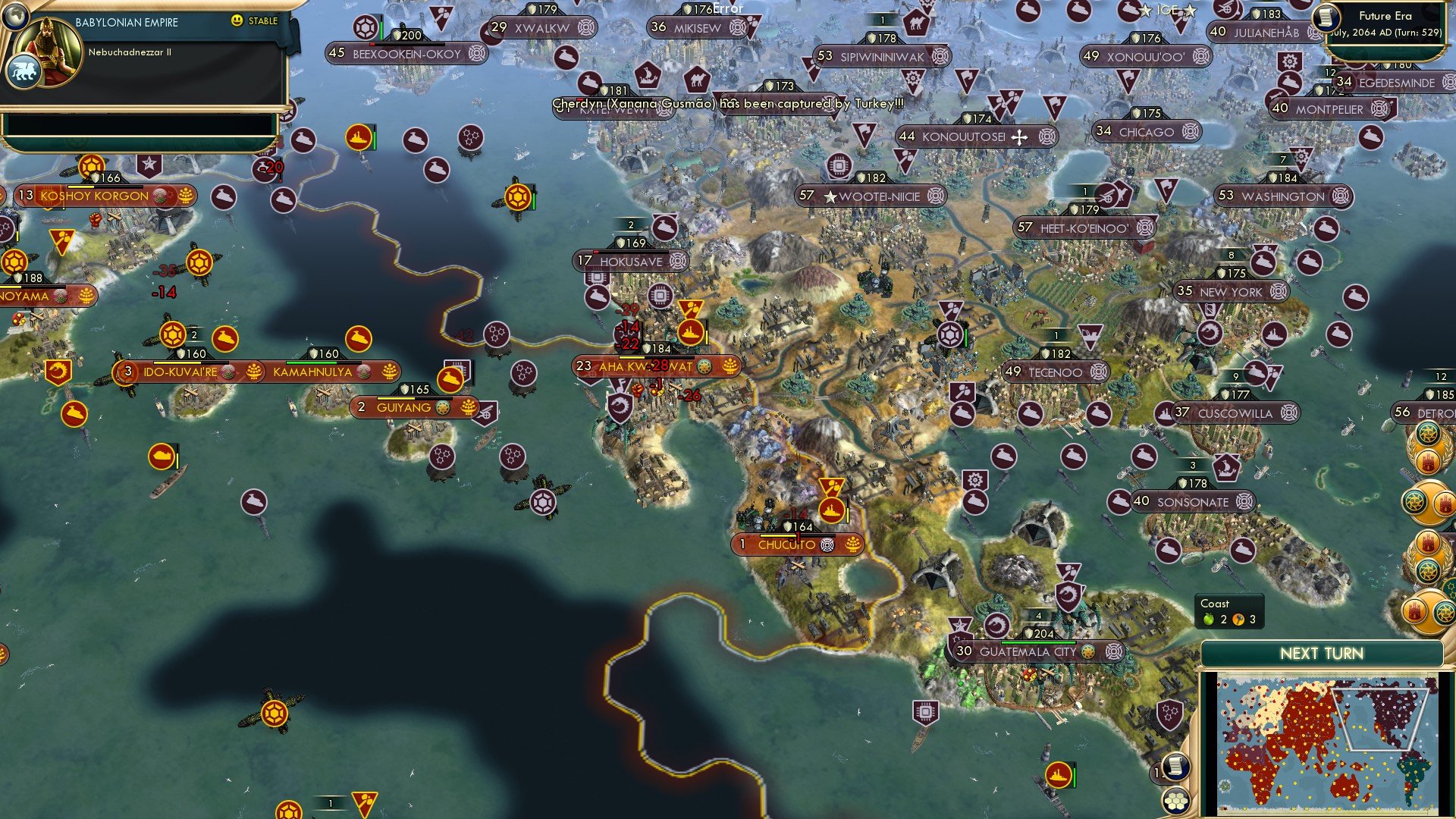 CBR In-Game Screenshot of Gusmao Goes To California