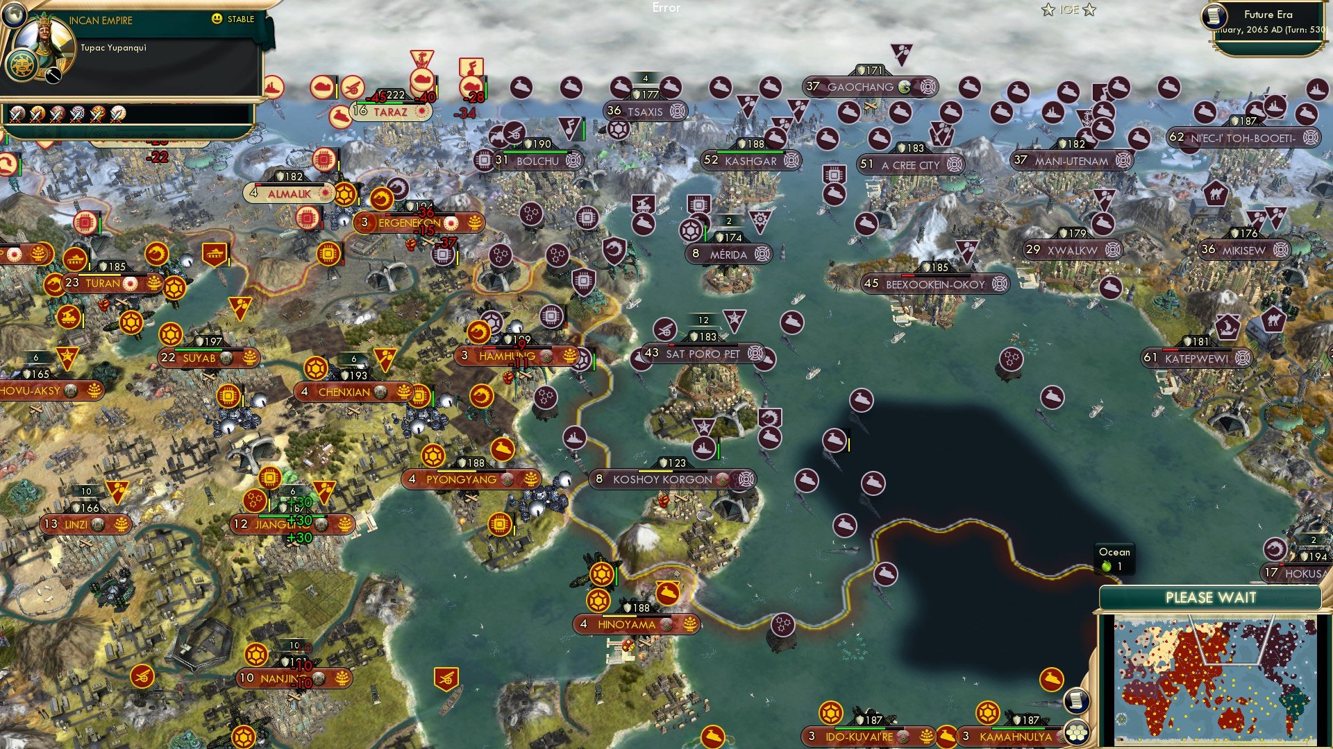 CBR In-Game Screenshot of The Red Asian Plague