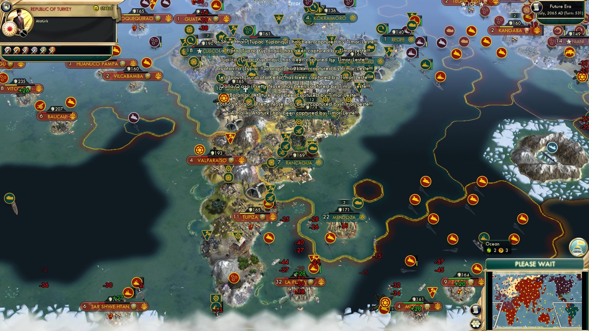 CBR In-Game Screenshot of Head On La Plata