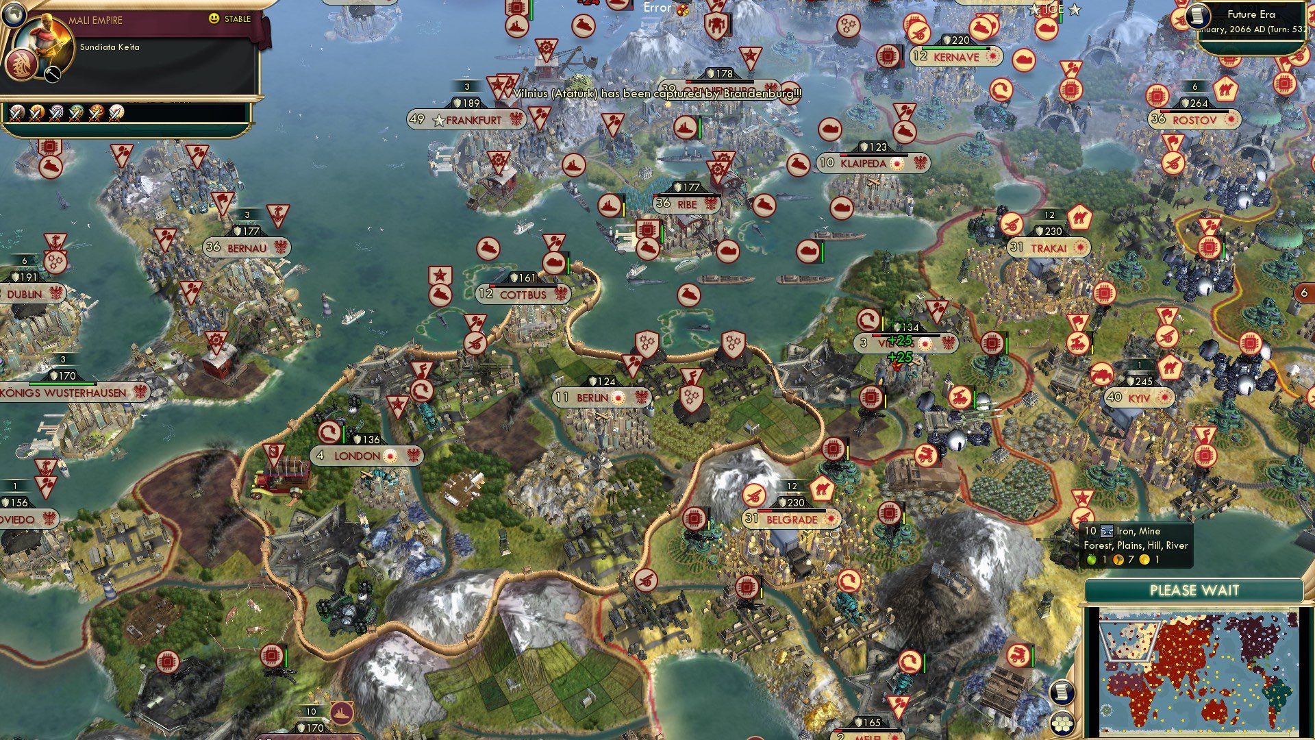 CBR In-Game Screenshot of I Have Forgotten Who’s Original Capital Was Vilnius. Lithuania?