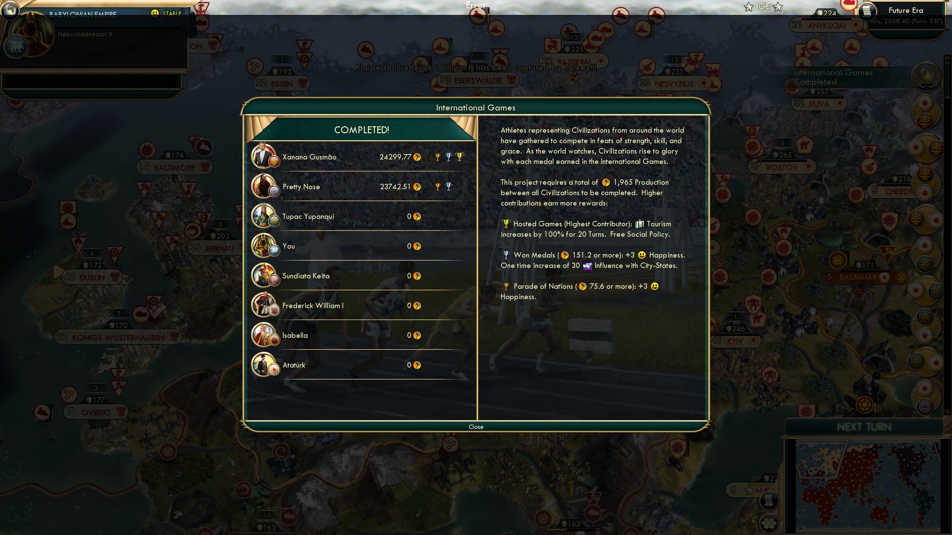 CBR In-Game Screenshot of Well, It's Technically Still International...