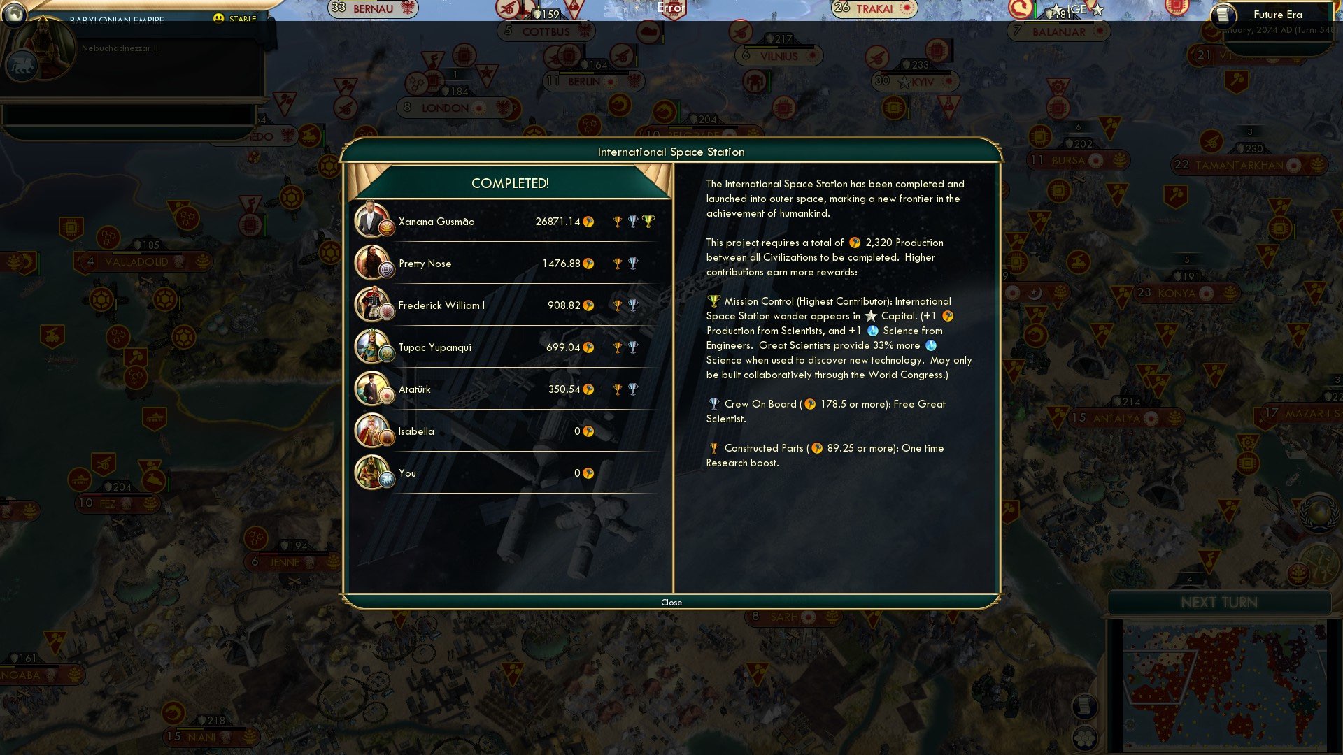 CBR In-Game Screenshot of The Escape To Space