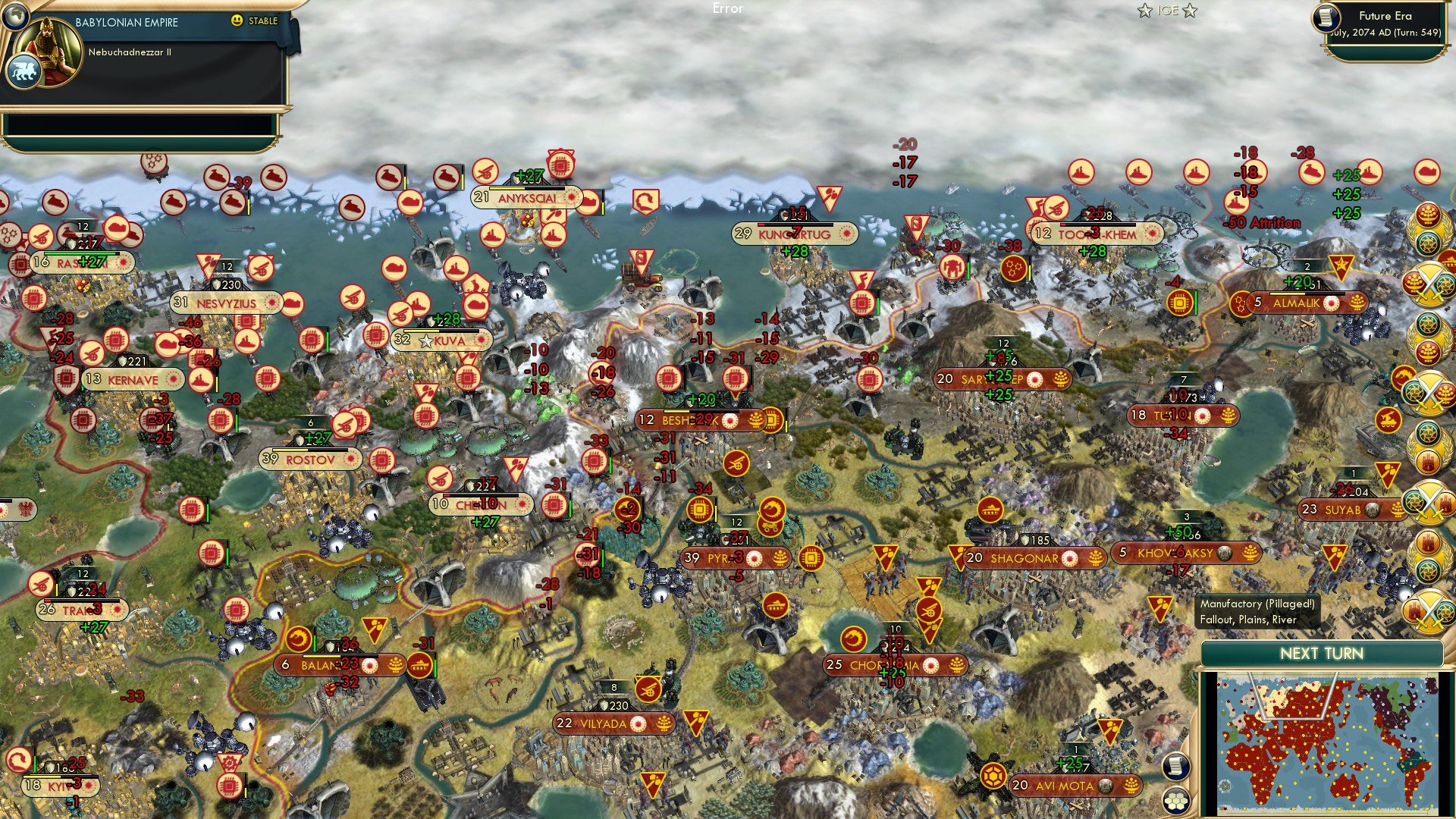 CBR In-Game Screenshot of From Sand To Tundra