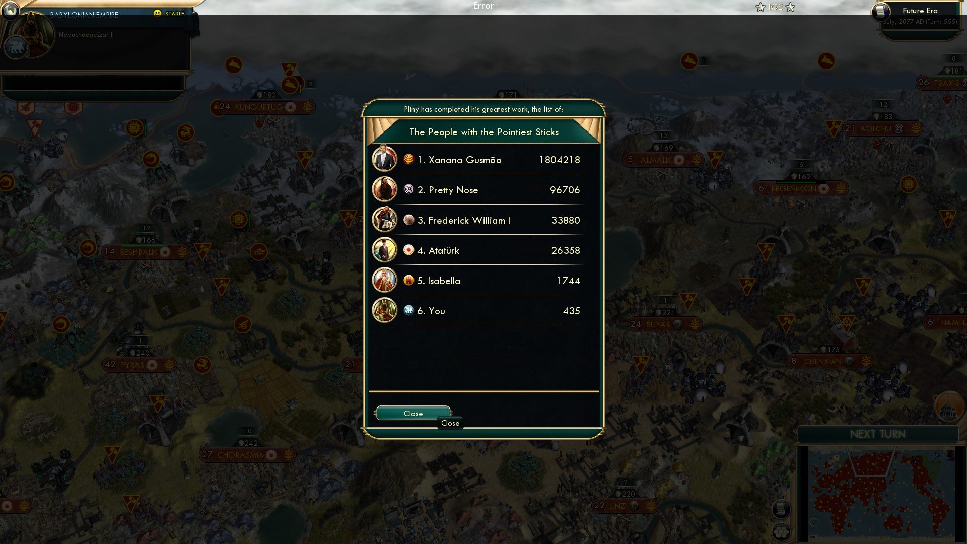 CBR In-Game Screenshot of I Like Pointy Things