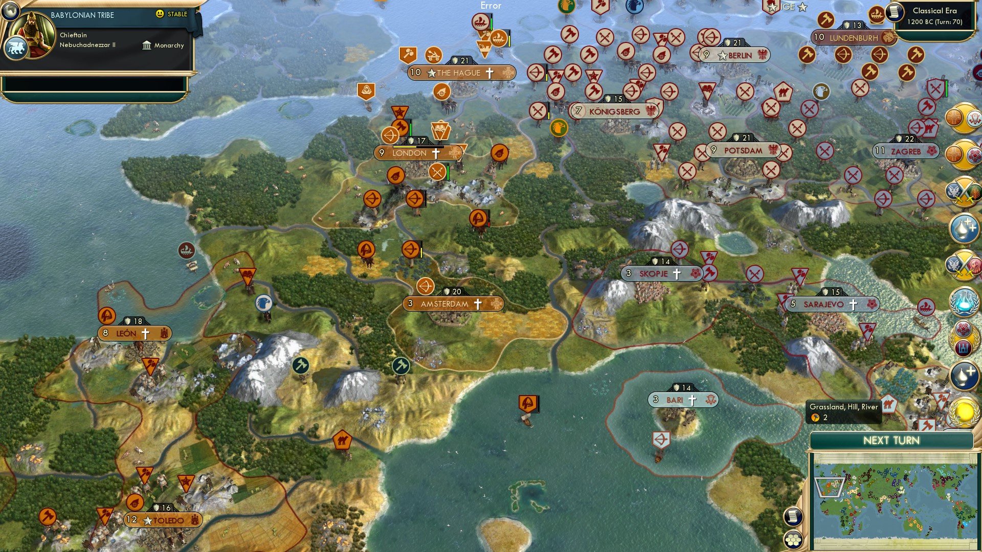 CBR In-Game Screenshot of Everybody expects the Spanish Inquisition!