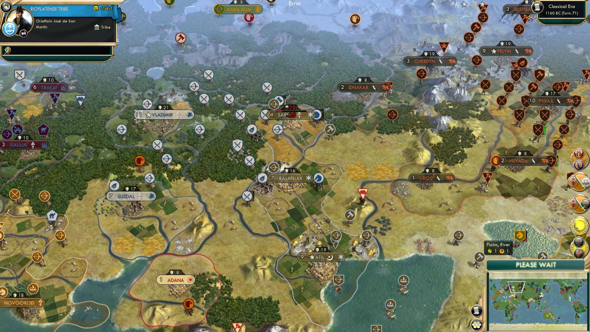 CBR In-Game Screenshot of Vl-adimiring Some Cities