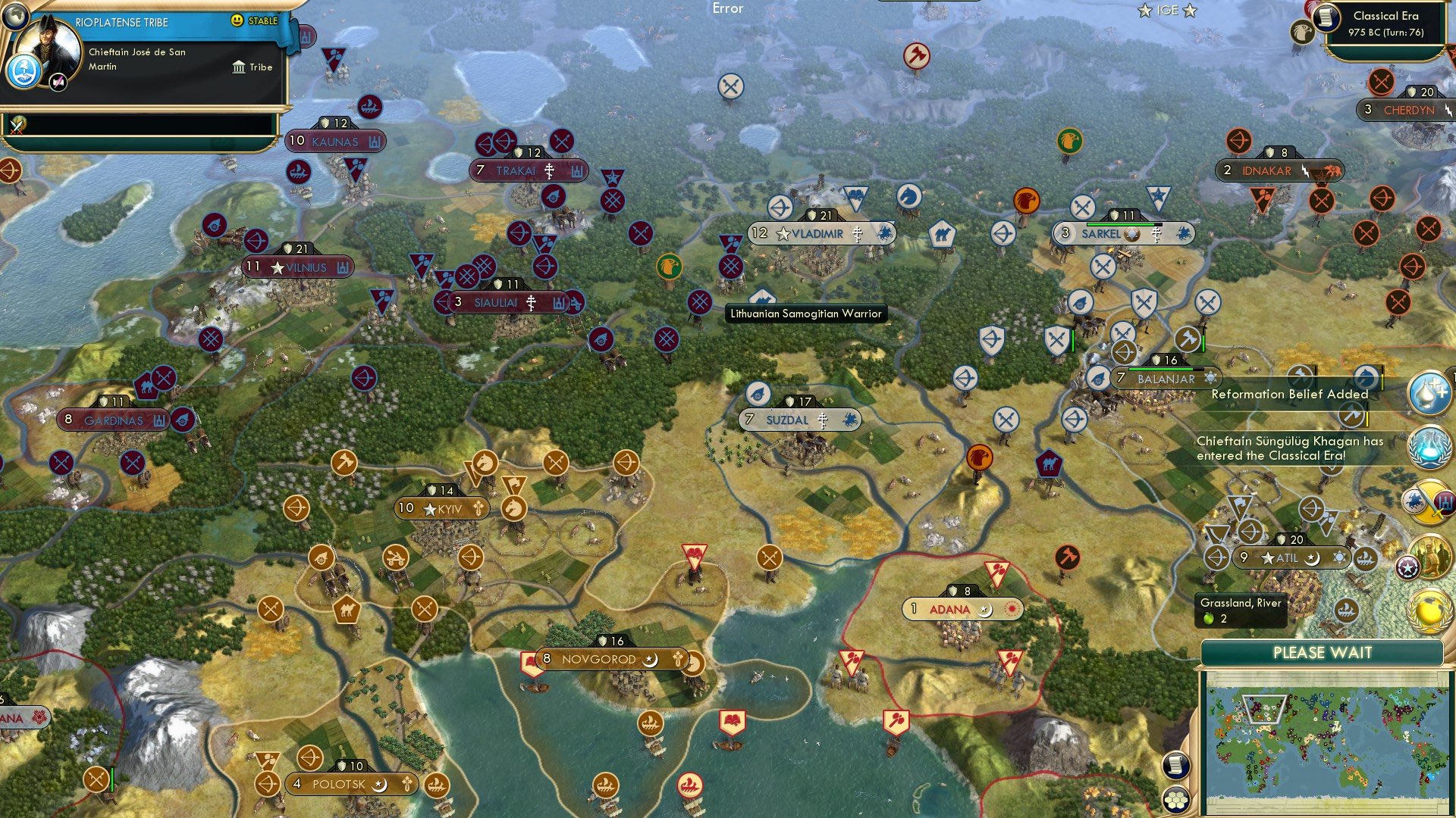 CBR In-Game Screenshot of Seeing the Forest for the Swords