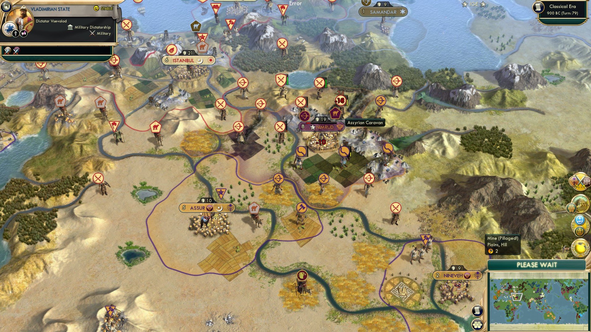 CBR In-Game Screenshot of Nimrods all around