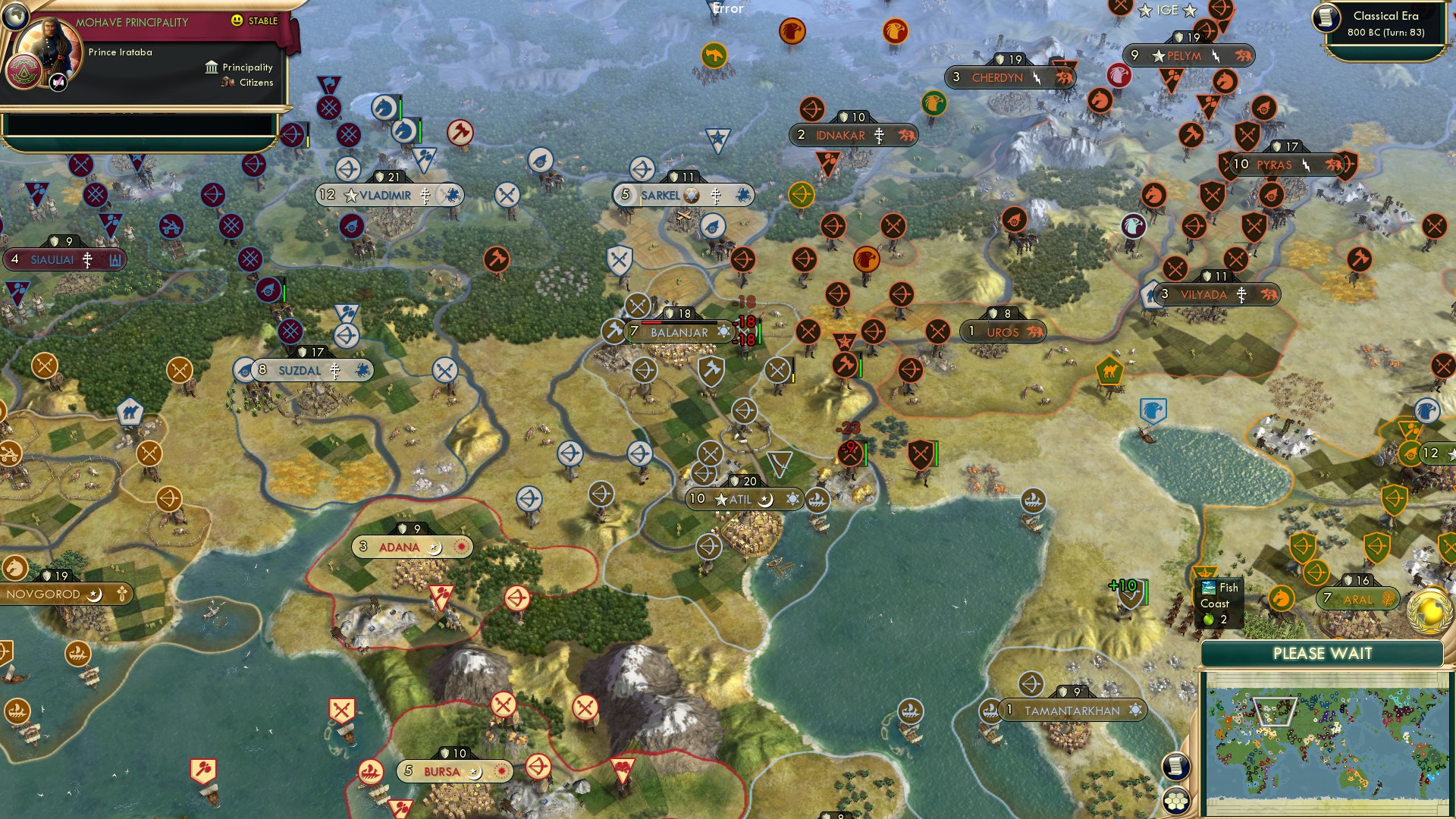 CBR In-Game Screenshot of The City that Would Not Fall