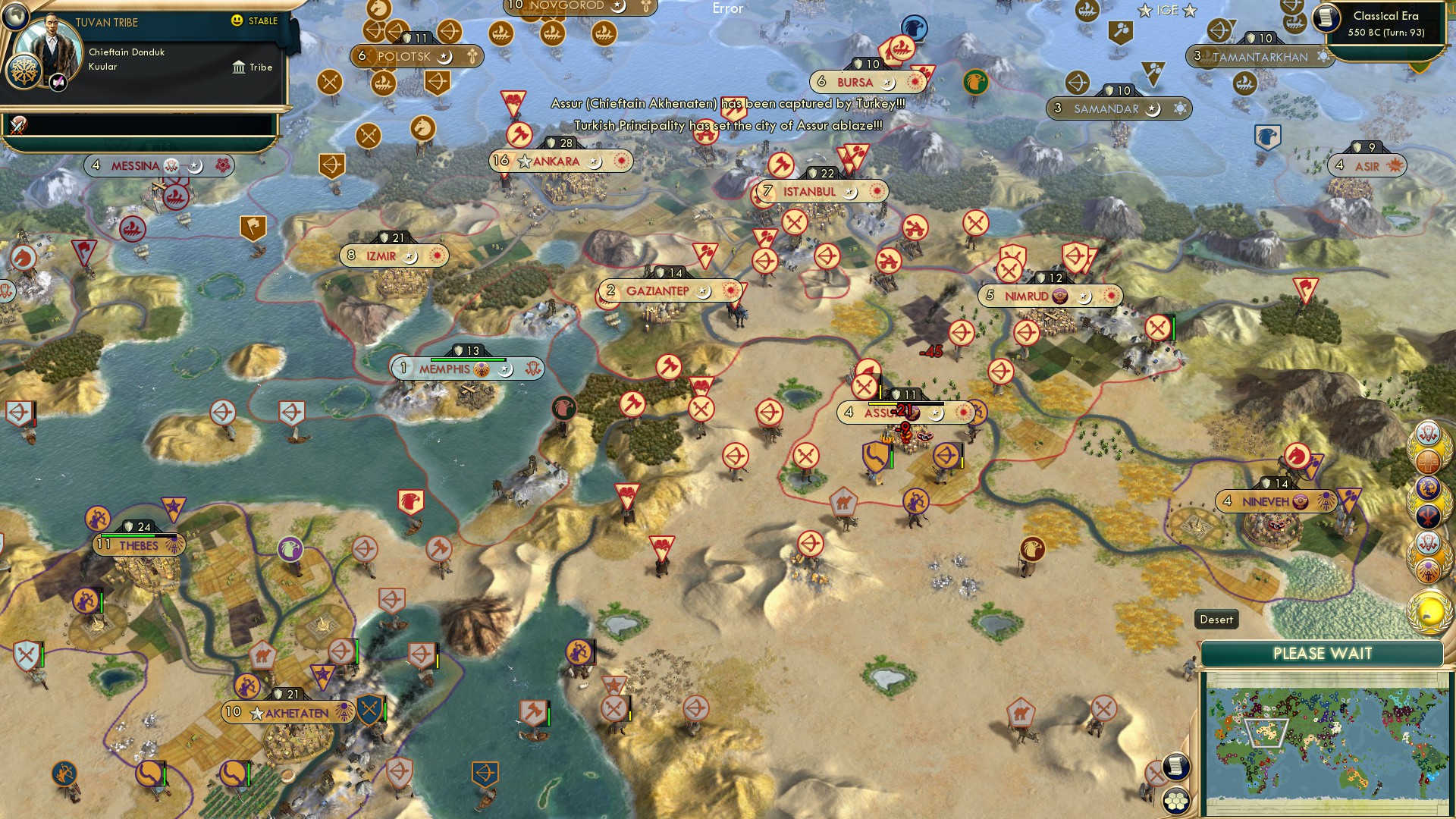 CBR In-Game Screenshot of Fire, smoke and ash