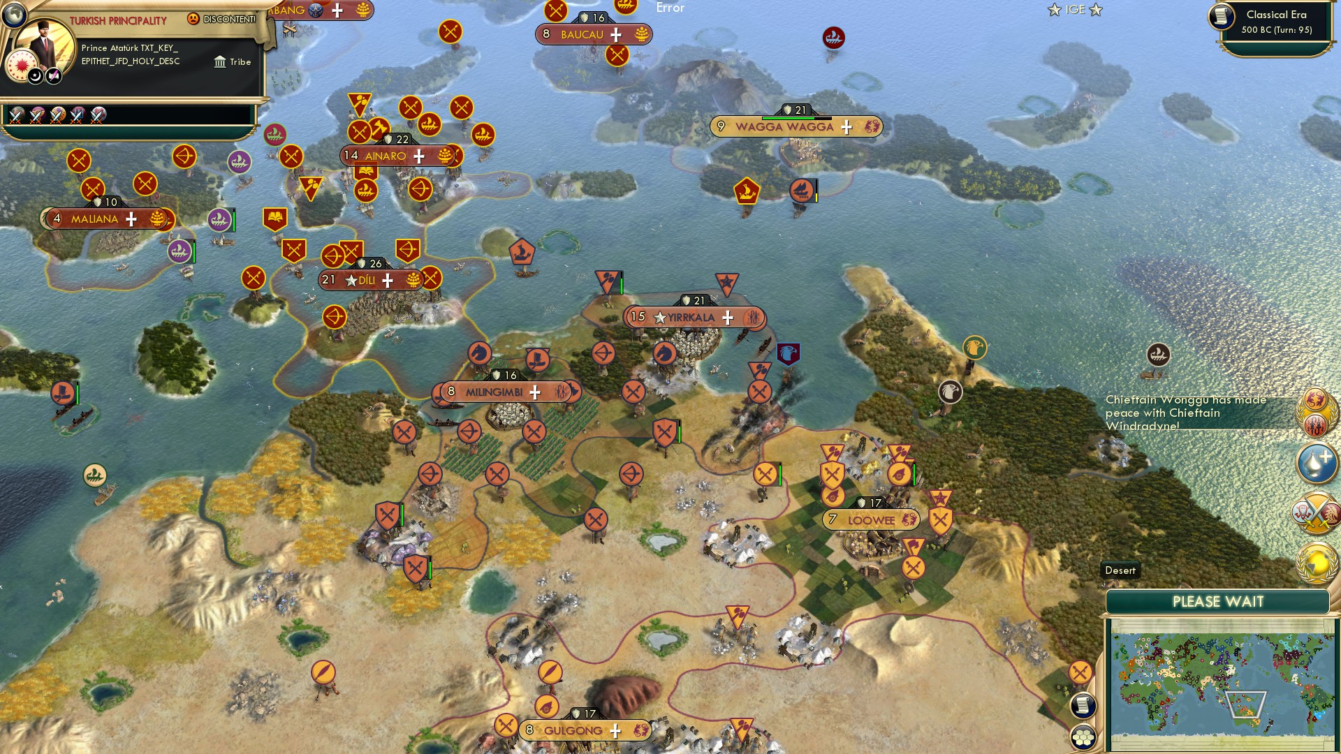 CBR In-Game Screenshot of Peace Down Under