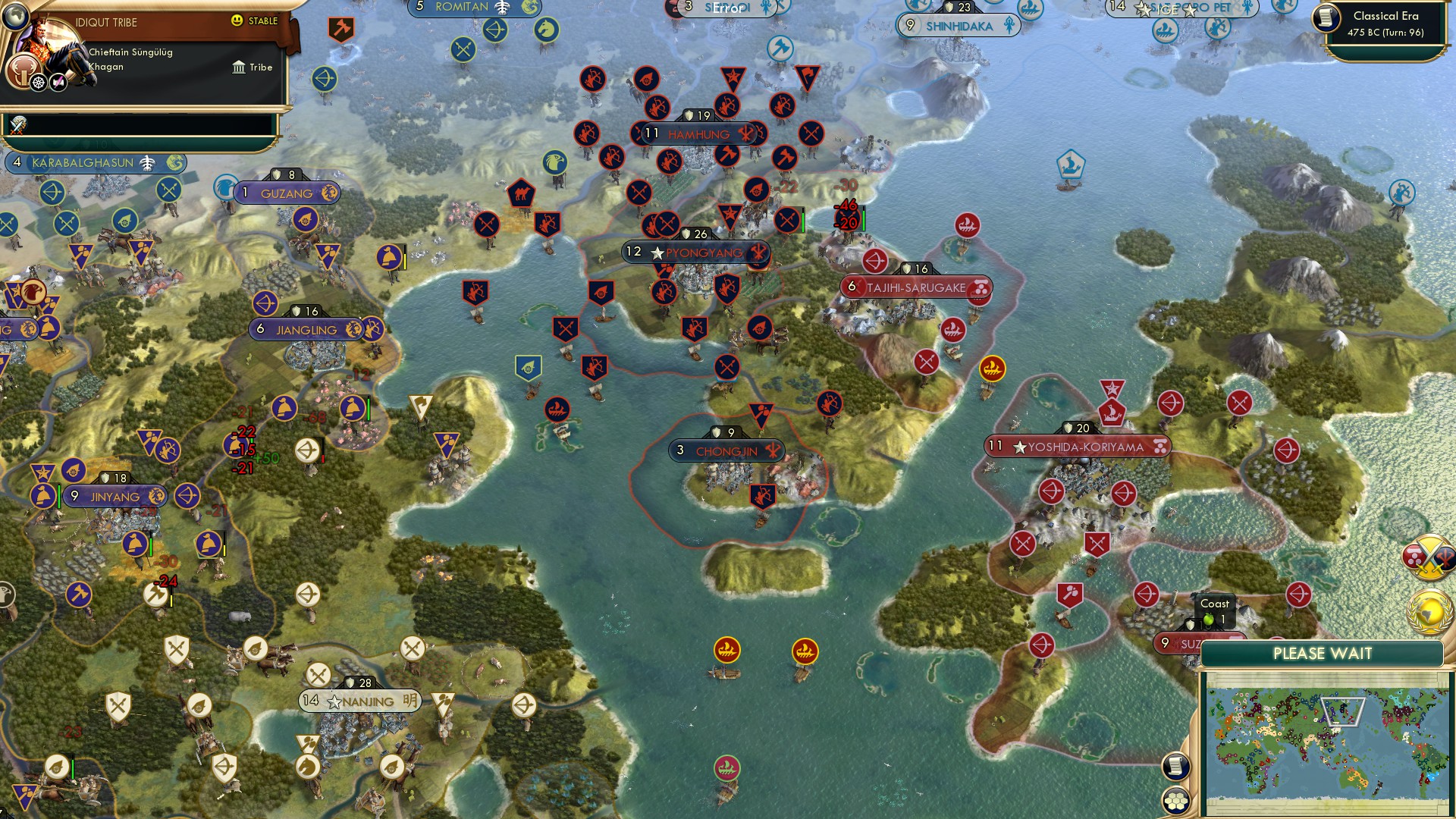 CBR In-Game Screenshot of Juche-Mori War 2, Spearman boogaloo