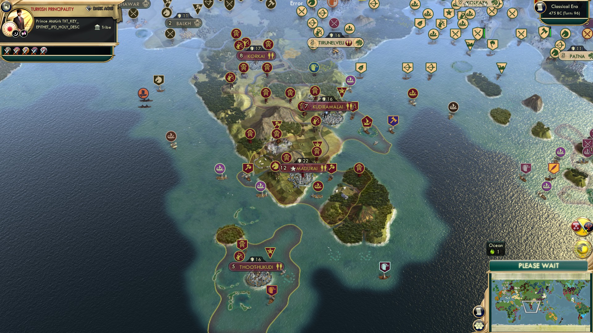 CBR In-Game Screenshot of Southern India