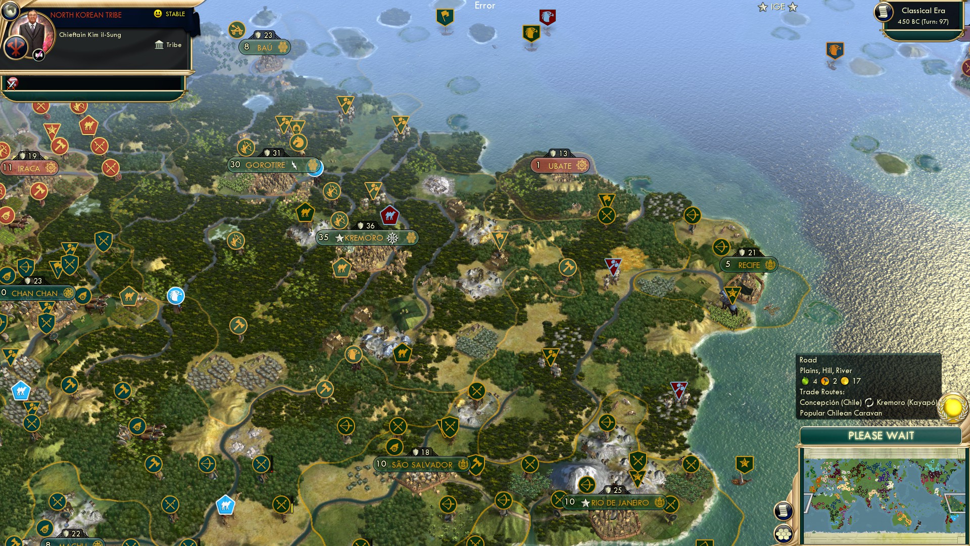 CBR In-Game Screenshot of “Merda!”