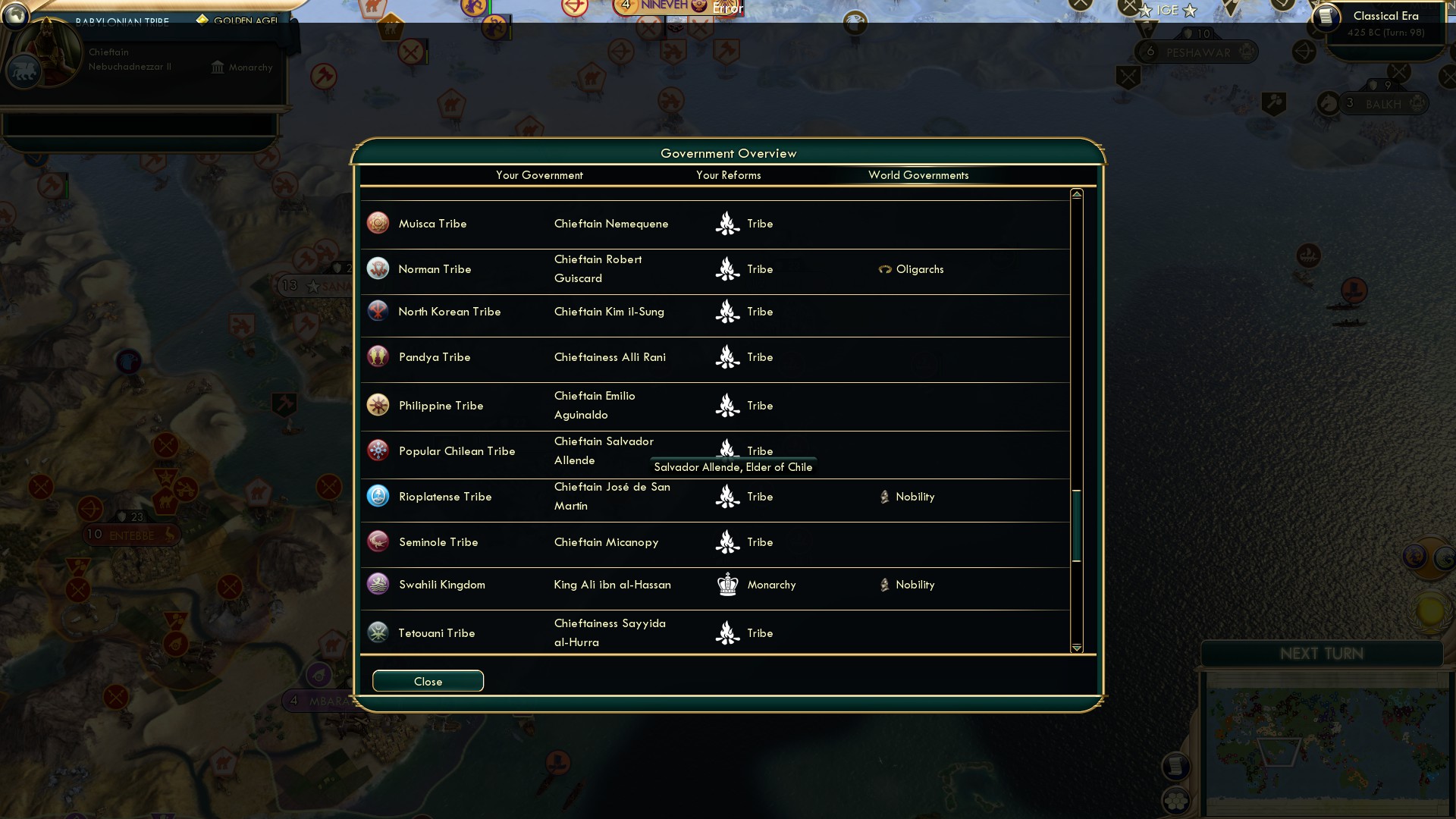 CBR In-Game Screenshot of Gov’ts 3