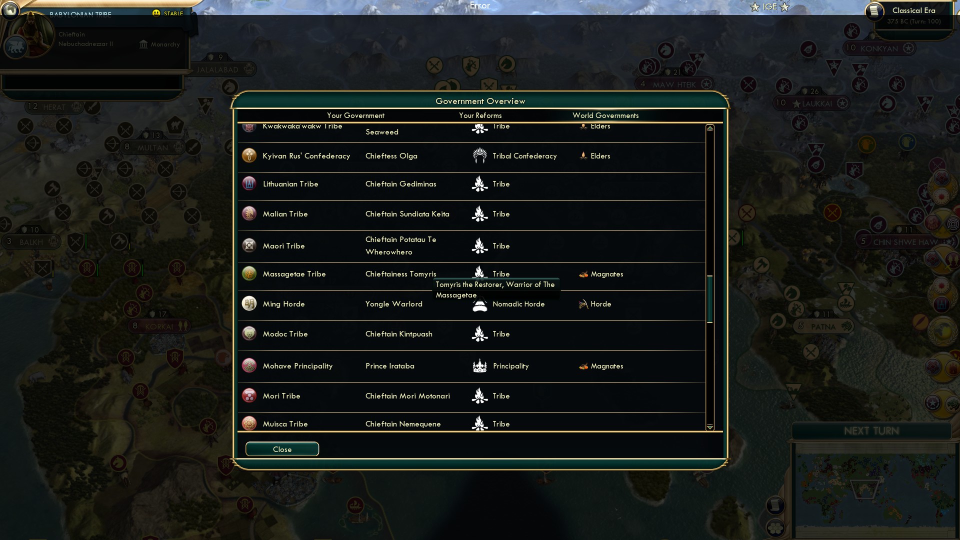 CBR In-Game Screenshot of Gov’ts 6