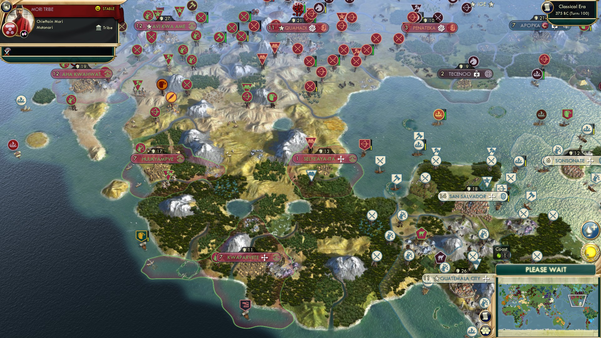 CBR In-Game Screenshot of The War of the Plains and Mountains