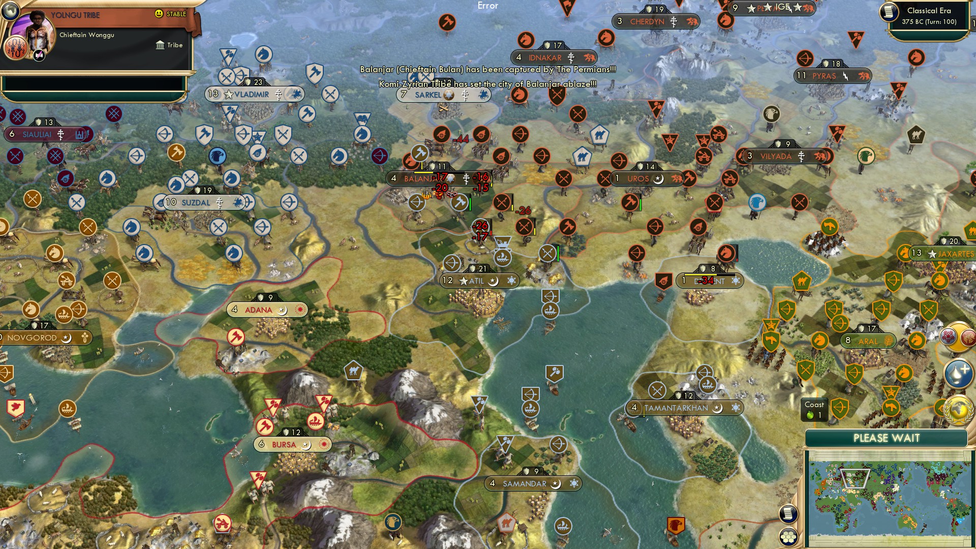 CBR In-Game Screenshot of Death