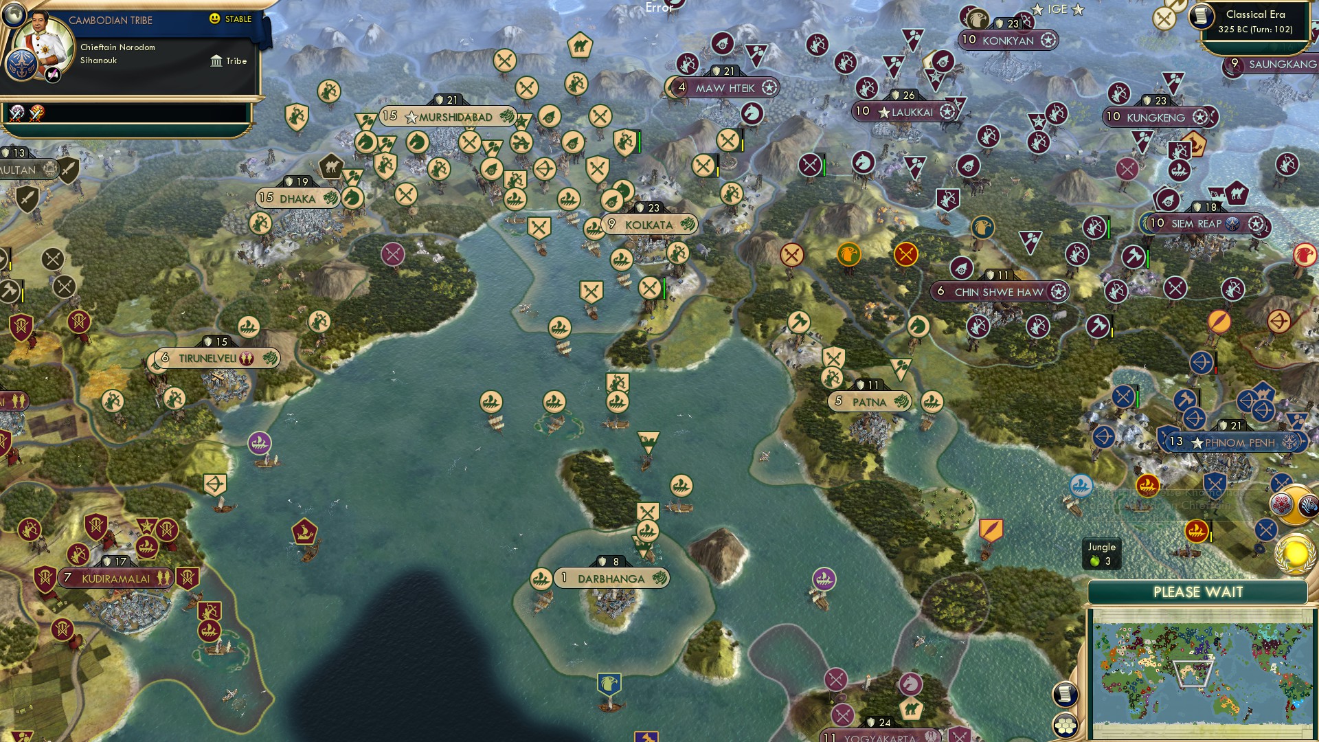 CBR In-Game Screenshot of Concerning Bays