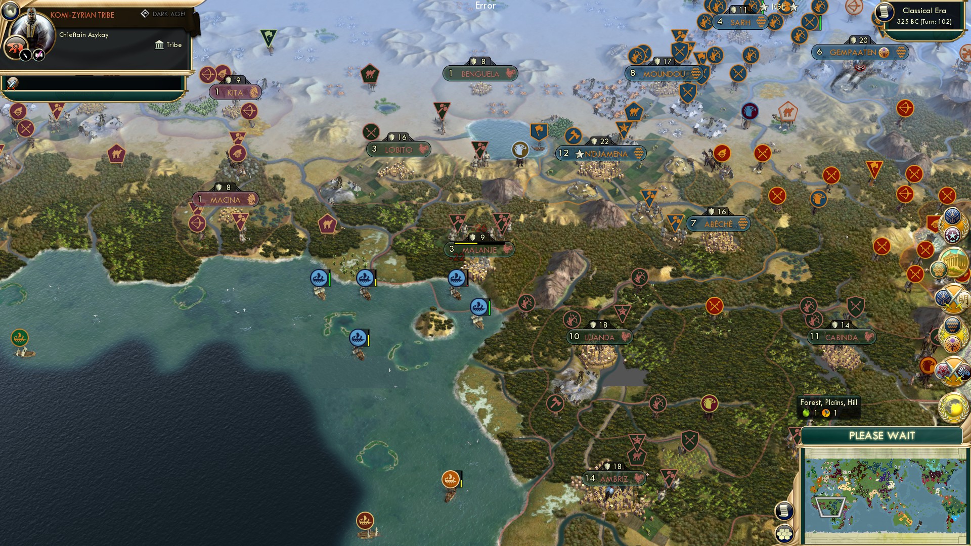 CBR In-Game Screenshot of Trireme Man: Far From Home