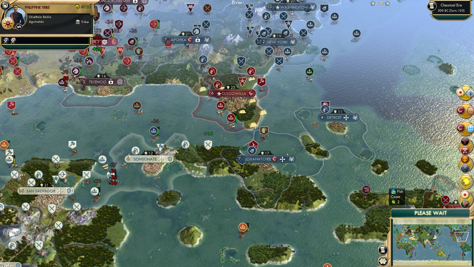 CBR In-Game Screenshot of Fighting Words in the Caribbean